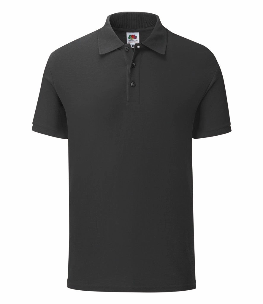 Chill Vibes Smart Casual Iconic Polo | BLACK