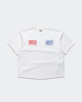 Layered Sleeve casual top Wilshere SS Tee - White