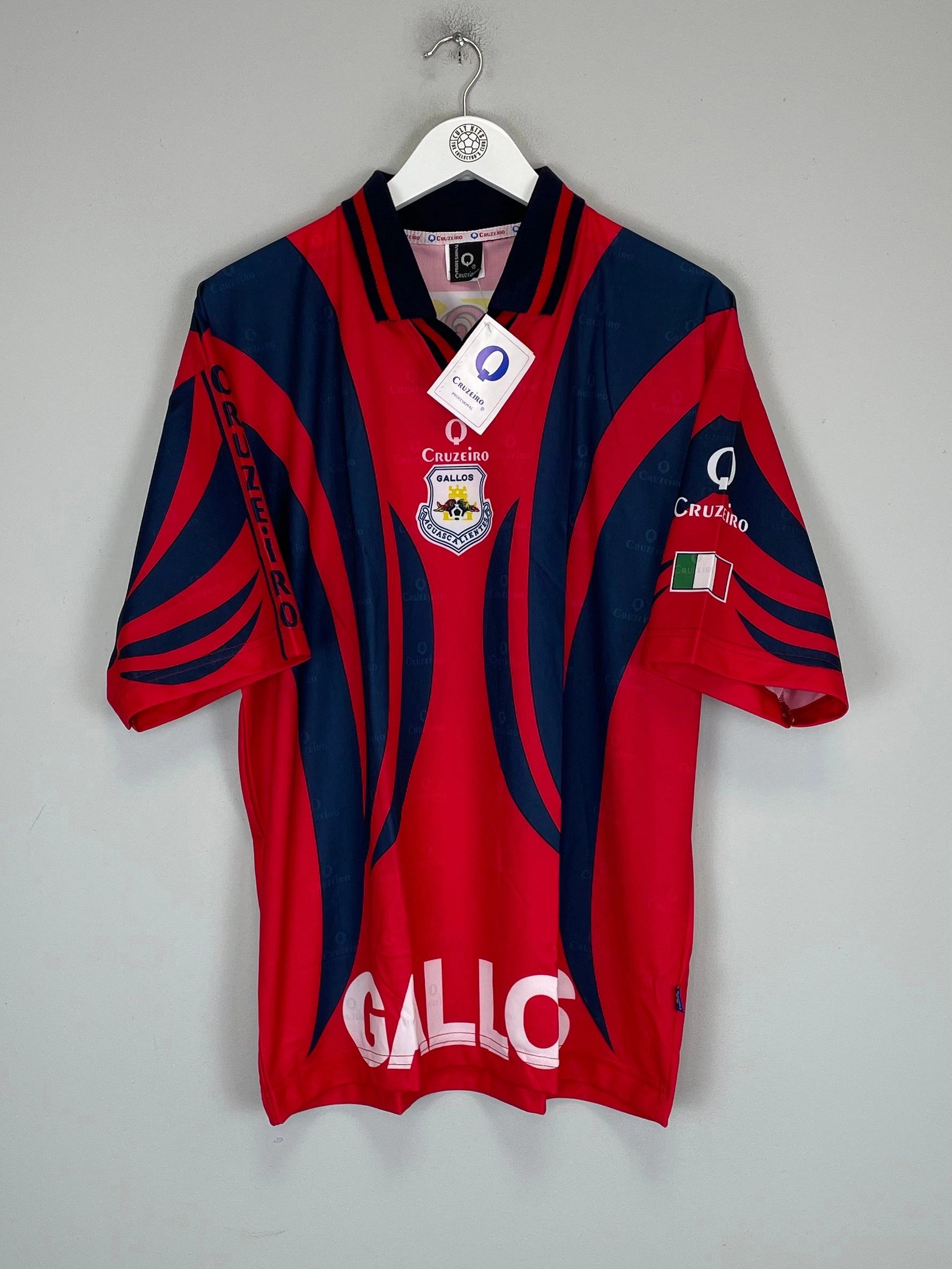 Perfect Motion 1997/98 GALLOS DE AGUASCALIENTES *BNWT* AWAY SHIRT (L) CRUZEIRO