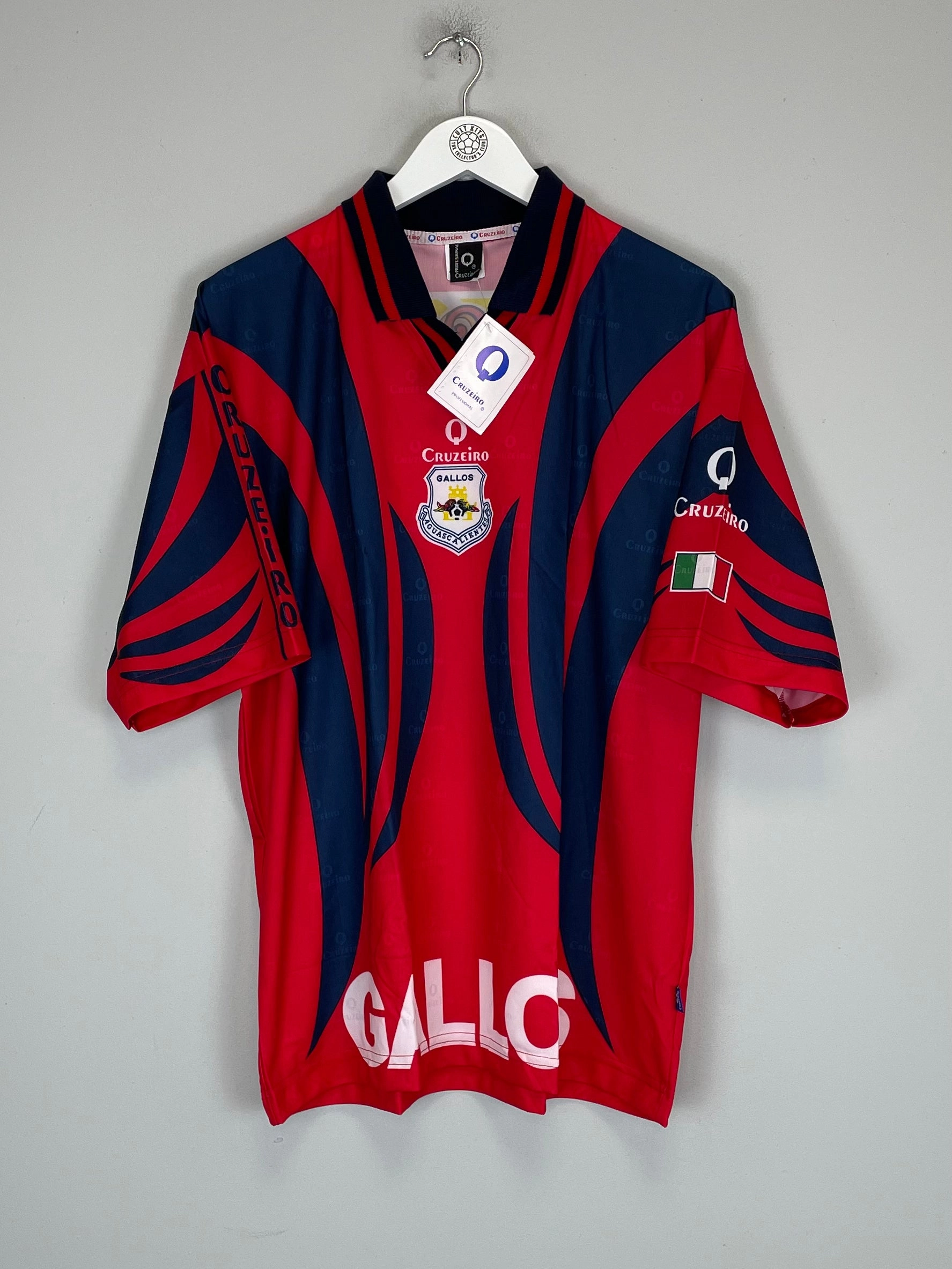 1997/98 GALLOS DE AGUASCALIENTES *BNWT* AWAY SHIRT (L) CRUZEIRO Sweat Ready Versatile Wear