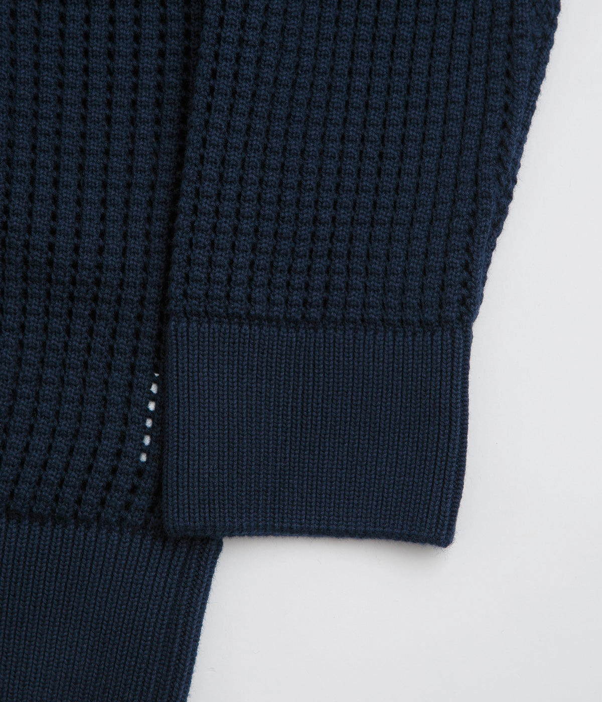 Civilist Loose Gauge Knit Sweatshirt - Navy product festival wearability Fashion Forward