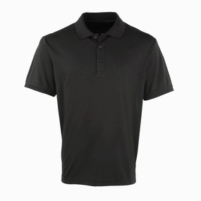 Layering Essential Coolchecker Pique Polo | BLACK