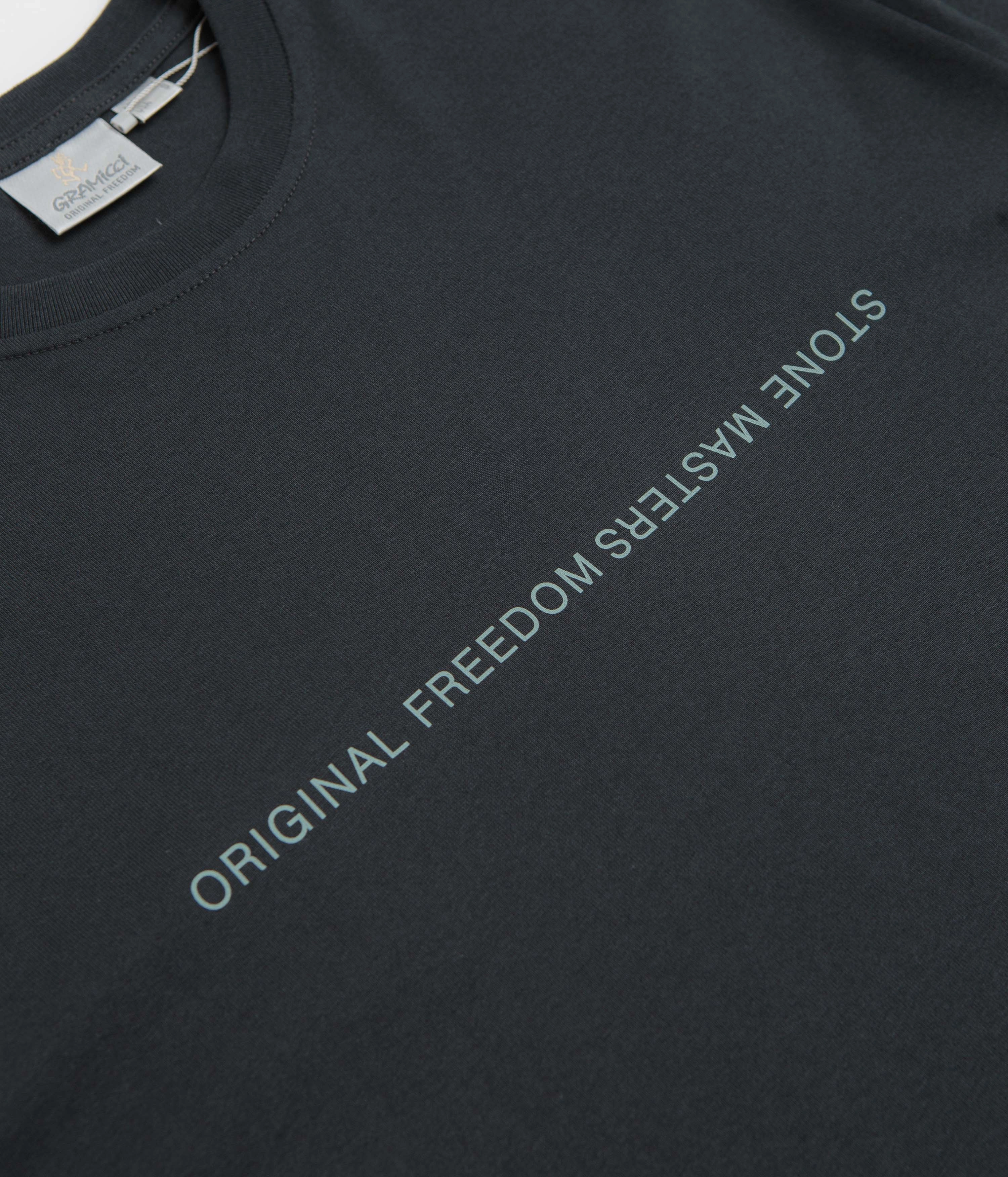 Gramicci Stonemasters Graphic T-Shirt - Vintage Black Street Smart Look