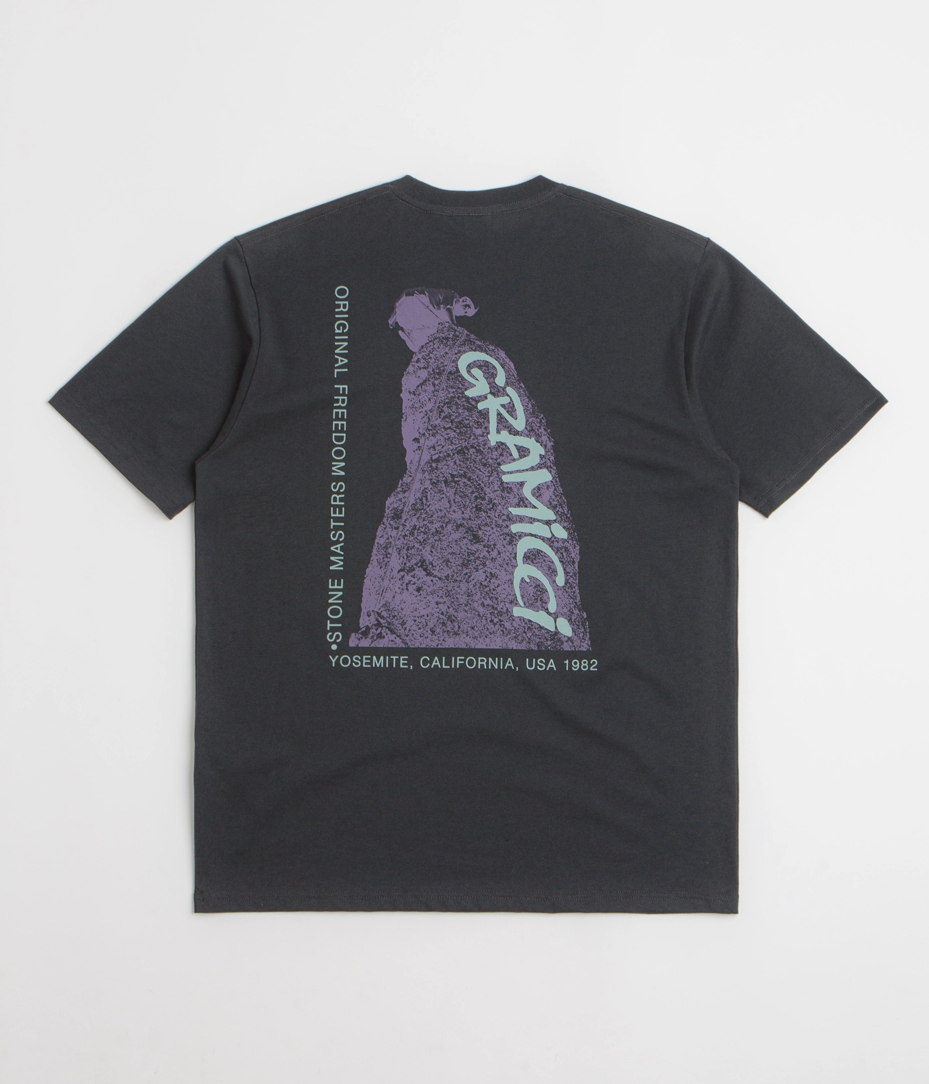 Chic Fashion Gramicci Stonemasters Graphic T-Shirt - Vintage Black