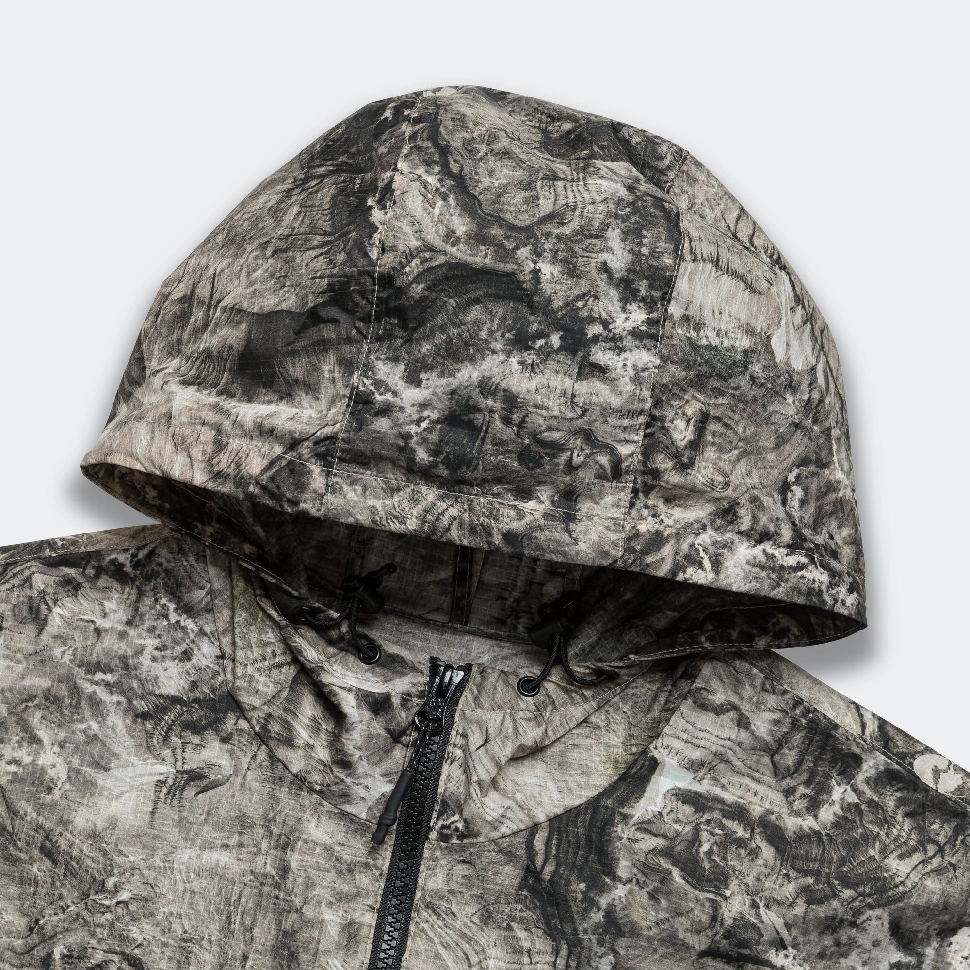 Single Buttons T-Light Jacket - Camo