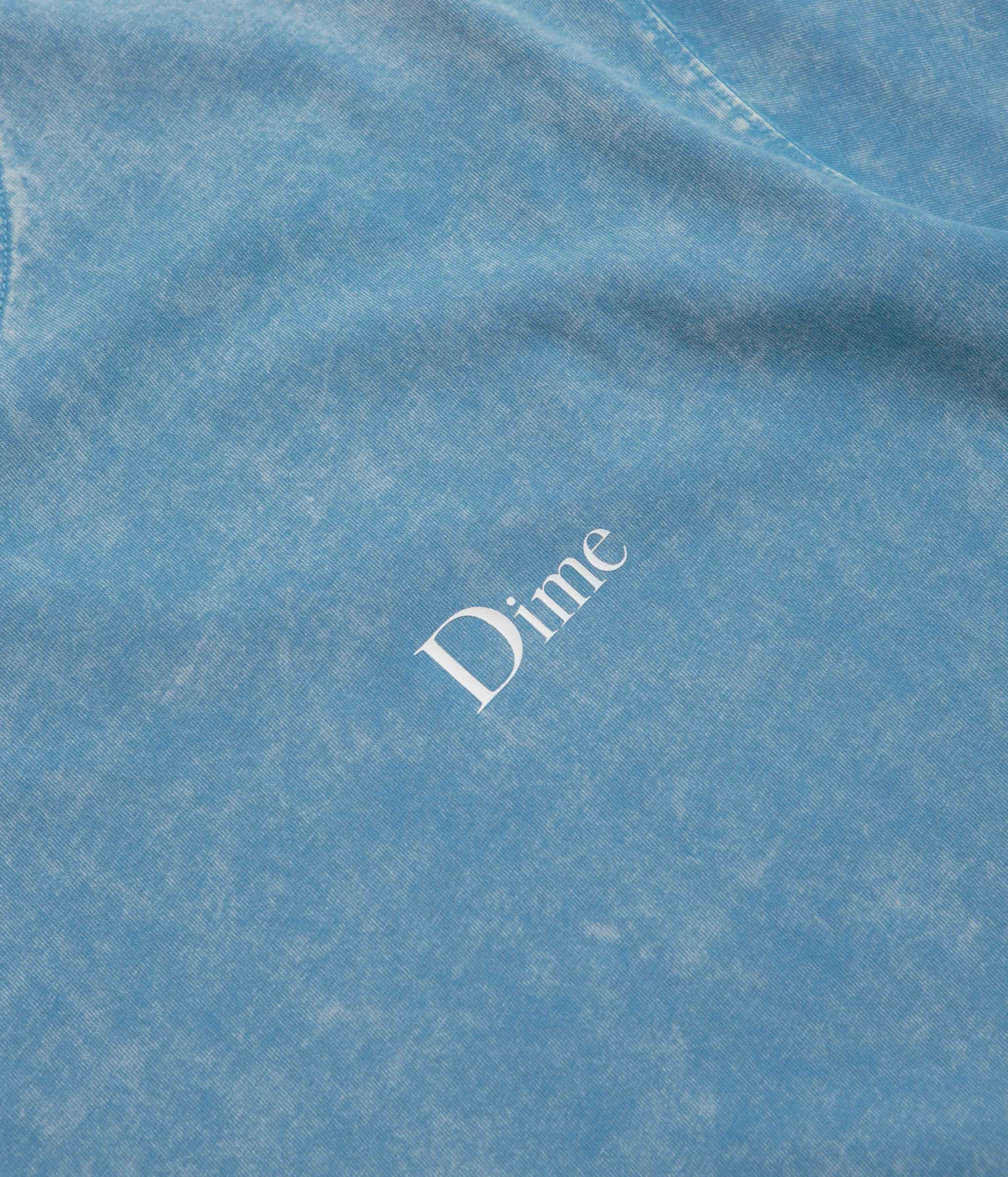 Travel Wear Fuzz Free Surface Dime Classic Small Logo T-Shirt - Faded Sky