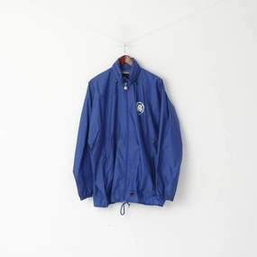 Sleek Outerwear Versatile Shell Jeantex Team Wear Men L Jacket Navy Nylon Waterproof Roskilde Hidden Hood Top