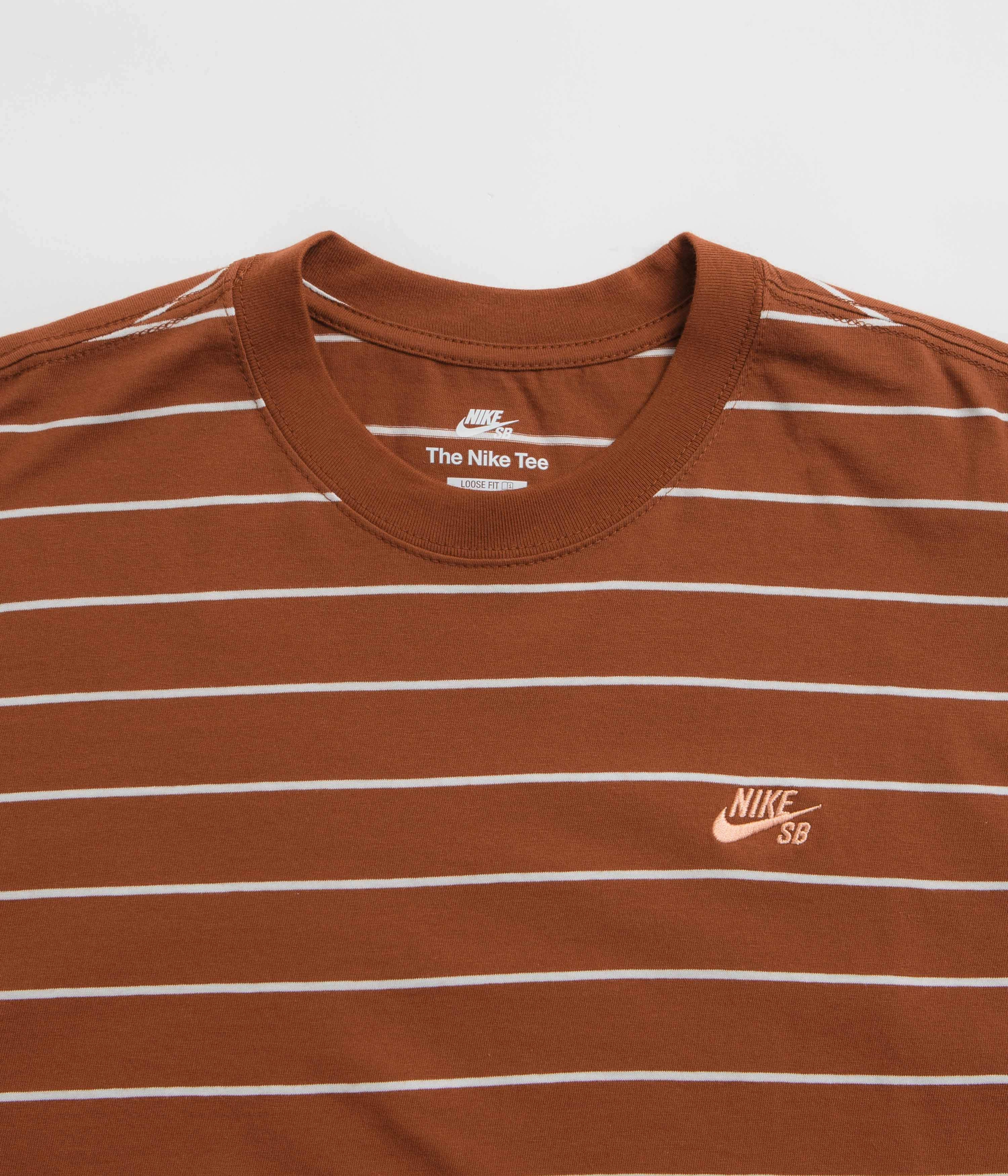 Nike SB Stripe T-Shirt - Cinnamon Modern innovation