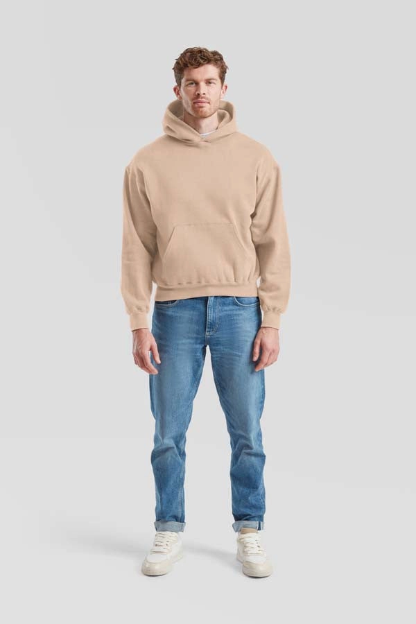 Hidden Pocket Compartments Supercotton Hooded Sweatshirt | WHITE