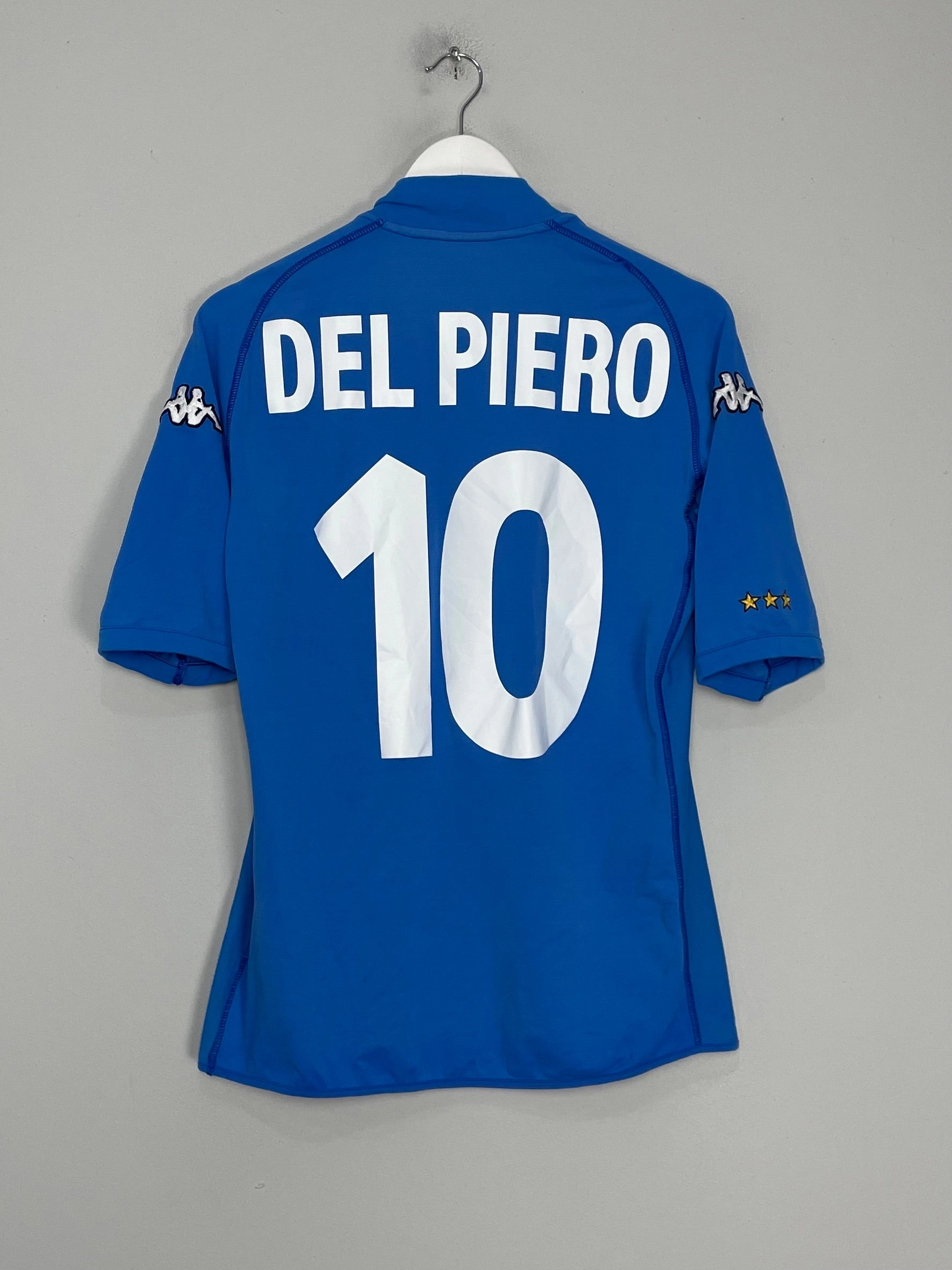 2002 ITALY DEL PIERO #10 HOME SHIRT (L) KAPPA Weather Neutral