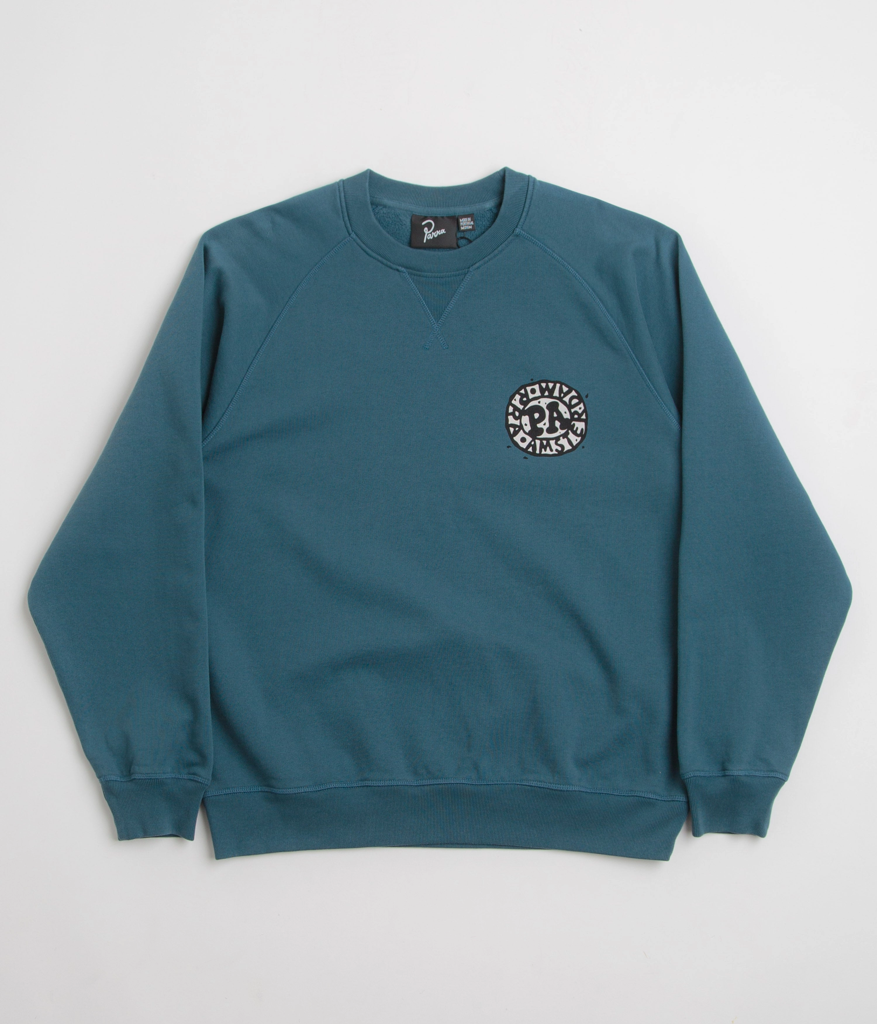 by Parra Amsterdammed Crewneck Sweatshirt - Washed Blue product bow cuteness eyewear accents