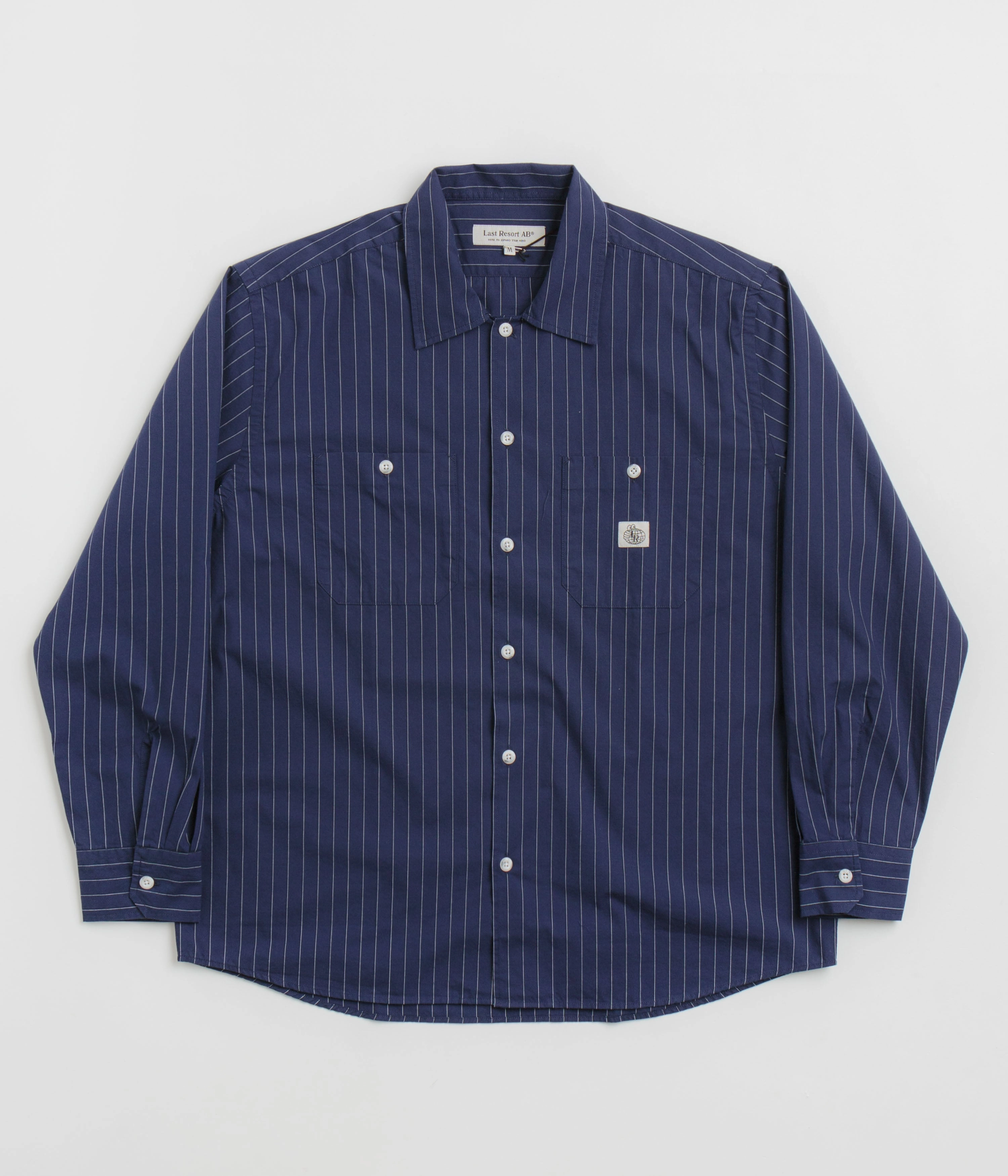 Multi Layer Stitching Last Resort AB SM001 Shirt - Blueprint Blue