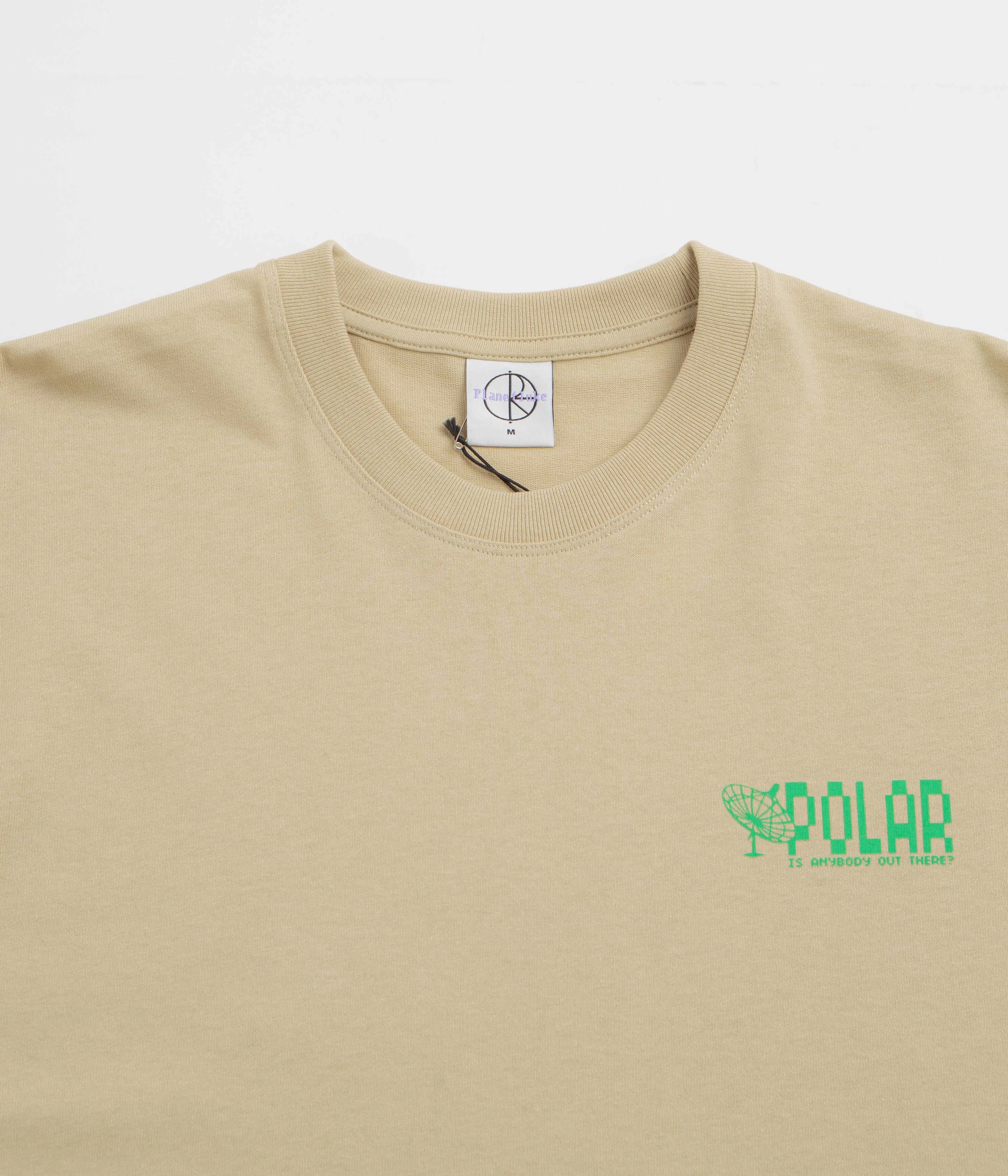 Chilly Day Comfort Polar Anyone Out There T-Shirt - Sand