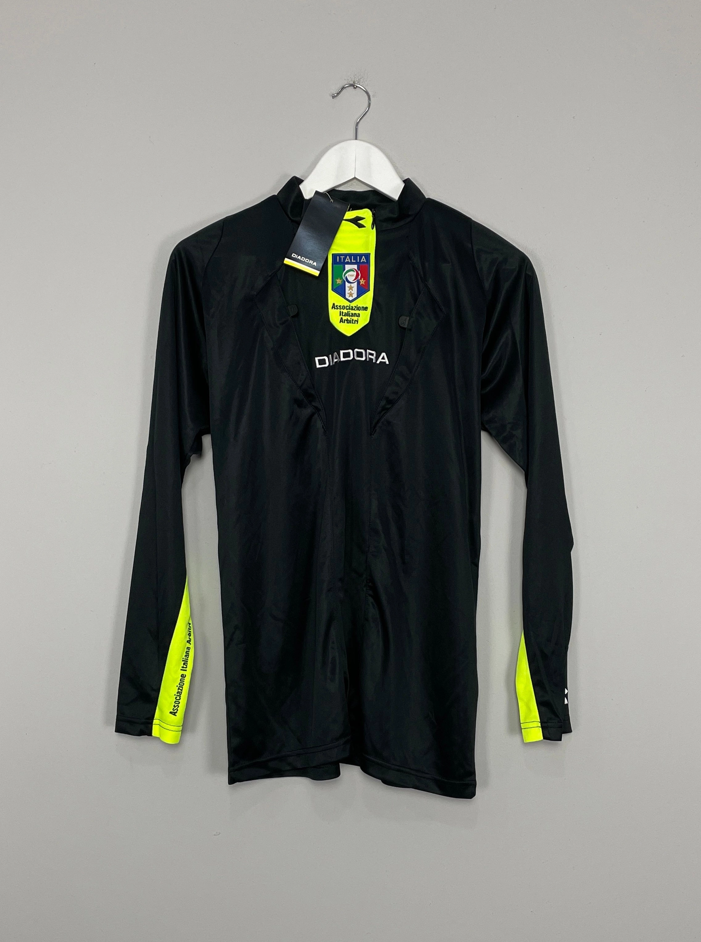 Heat Ready Reinforced Hem Durability 2009/11 ITALY FIGC REFEREE *BNWT* L/S SHIRT (XS) DIADORA