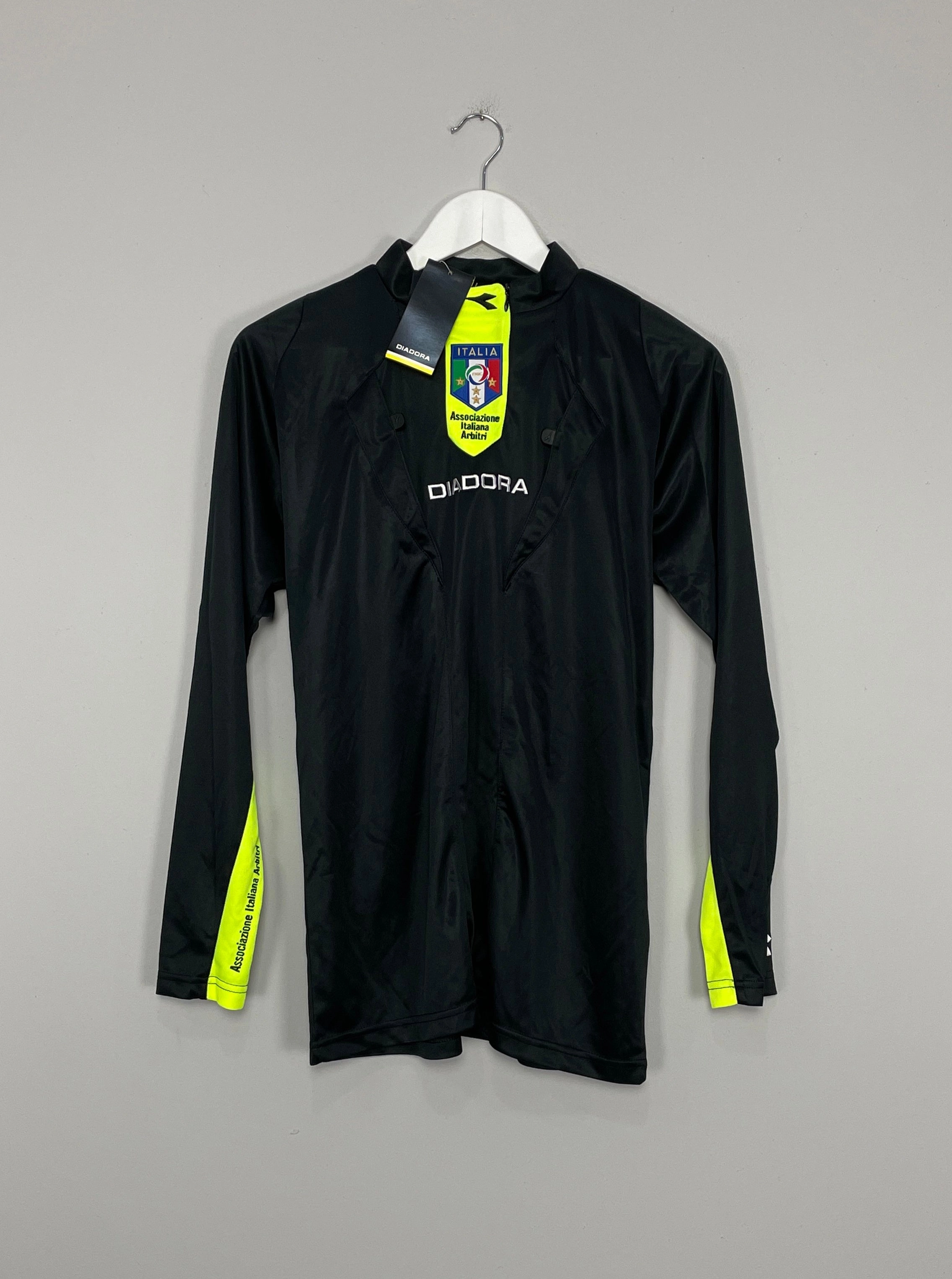 Fitness Look Training Wear 2009/11 ITALY FIGC REFEREE *BNWT* L/S SHIRT (XS) DIADORA