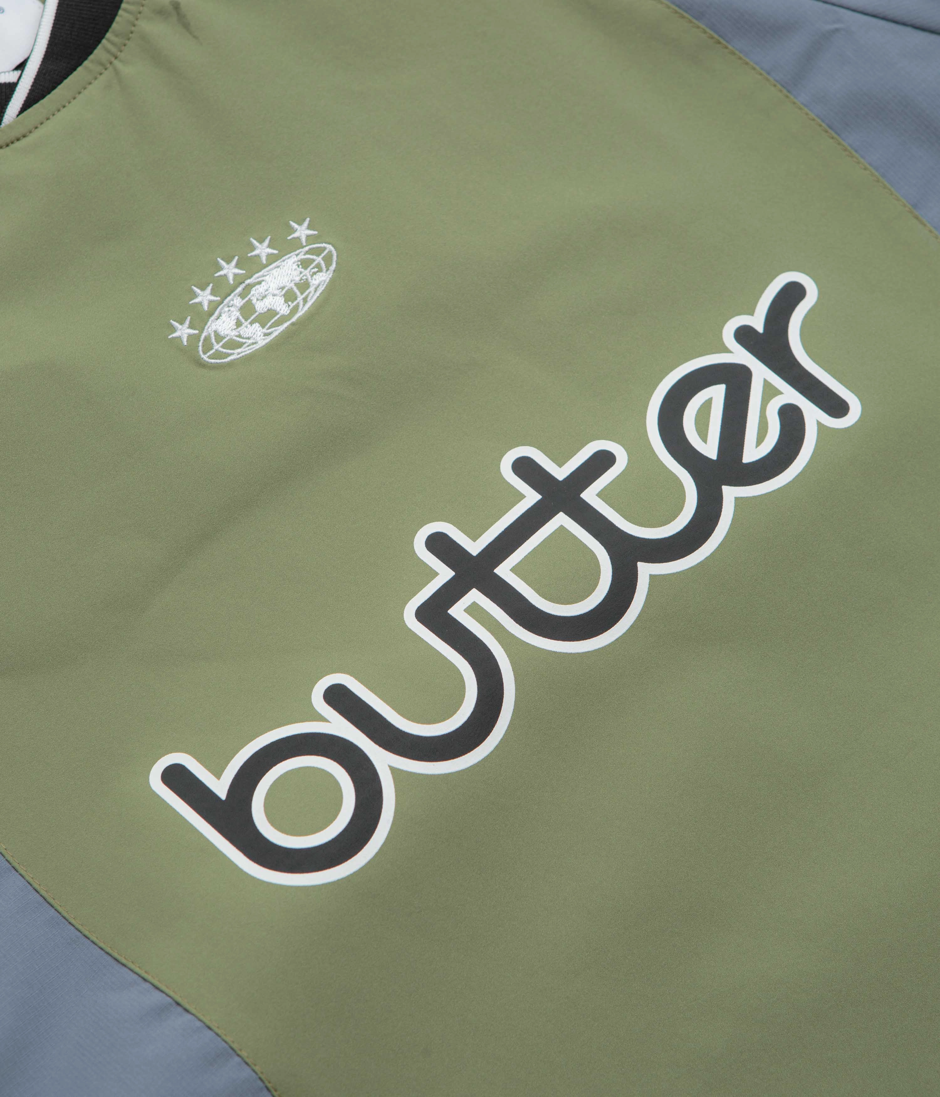 Street Staple Butter Goods Ridge Sport Crewneck Sweatshirt - Sage