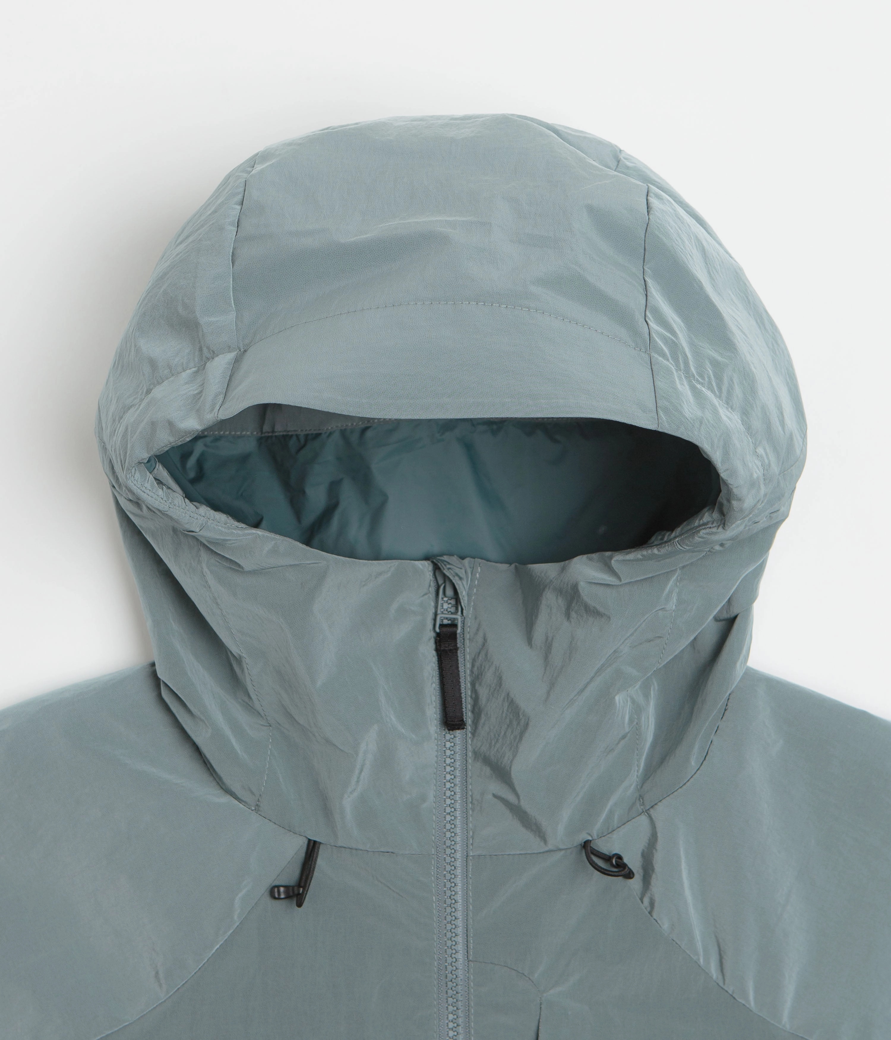 Dime Taffeta Windbreaker Full Zip Jacket - Frost Stylish Shield