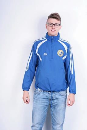 Pendle Mens 38/40 L Football Jacket Retractable Hood Hillfield Swifts F.C. Sleepwear