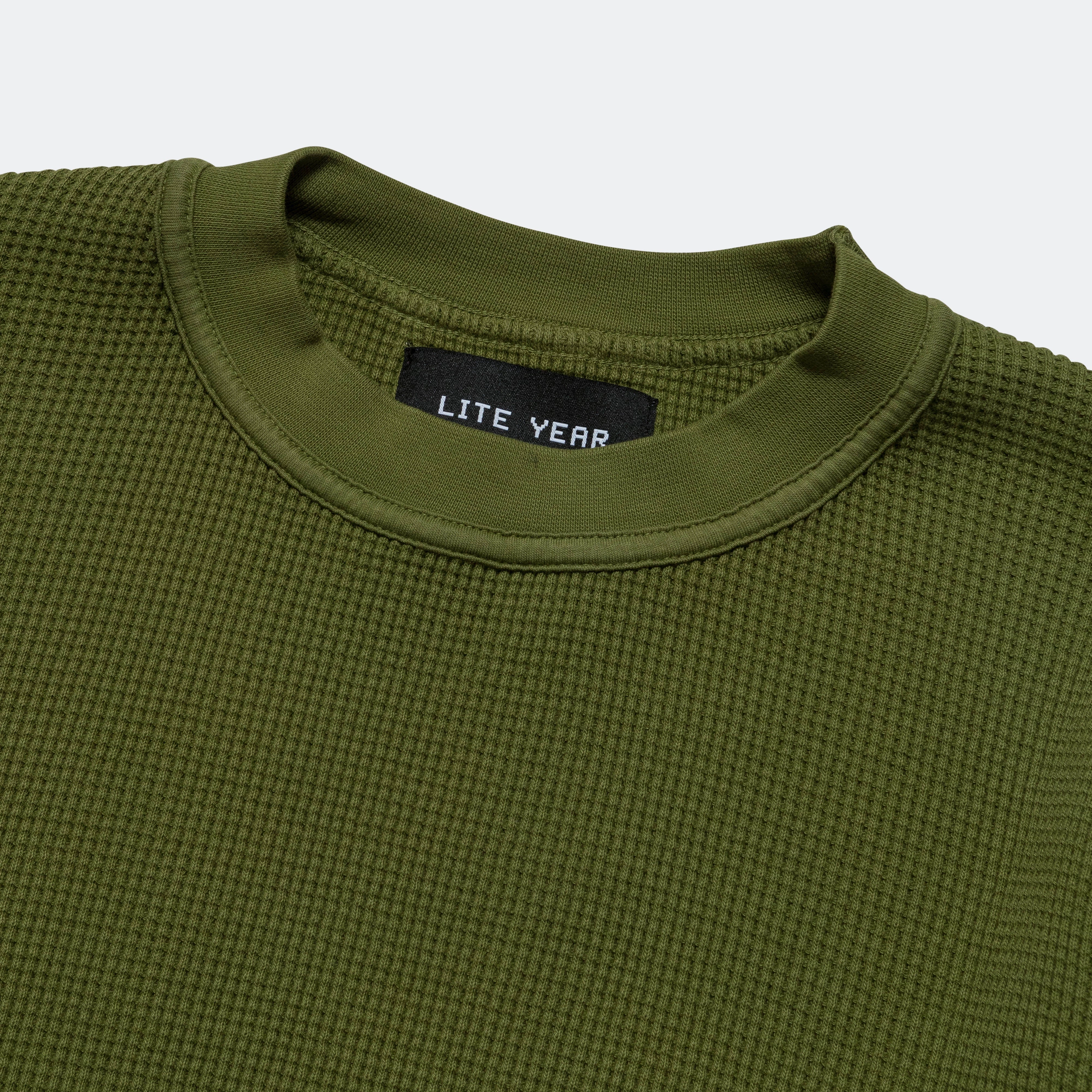 Date night Long Sleeve Thermal - Washed Olive