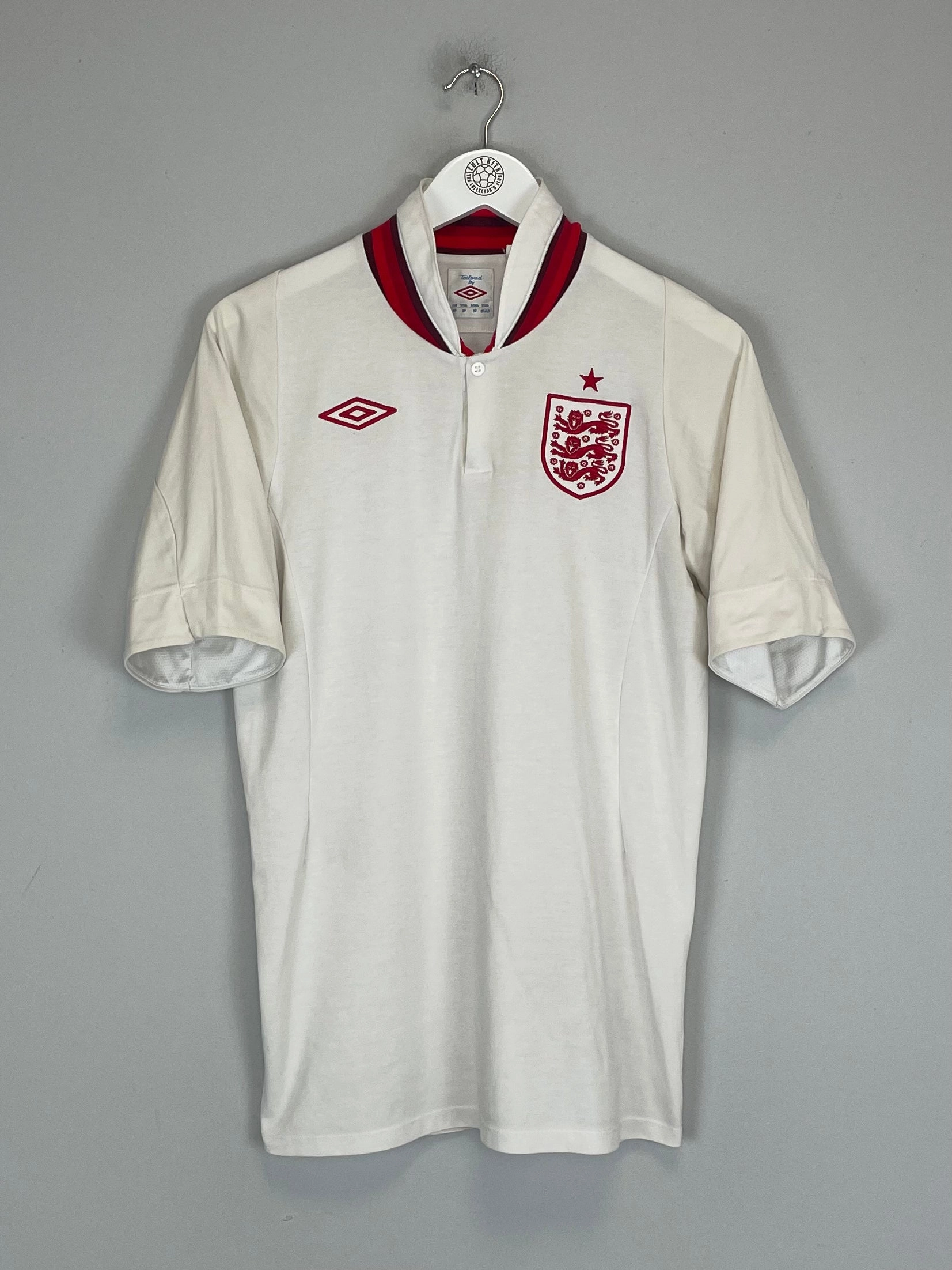Quick Release Tag 2012/13 ENGLAND HOME SHIRT (M) ADIDAS