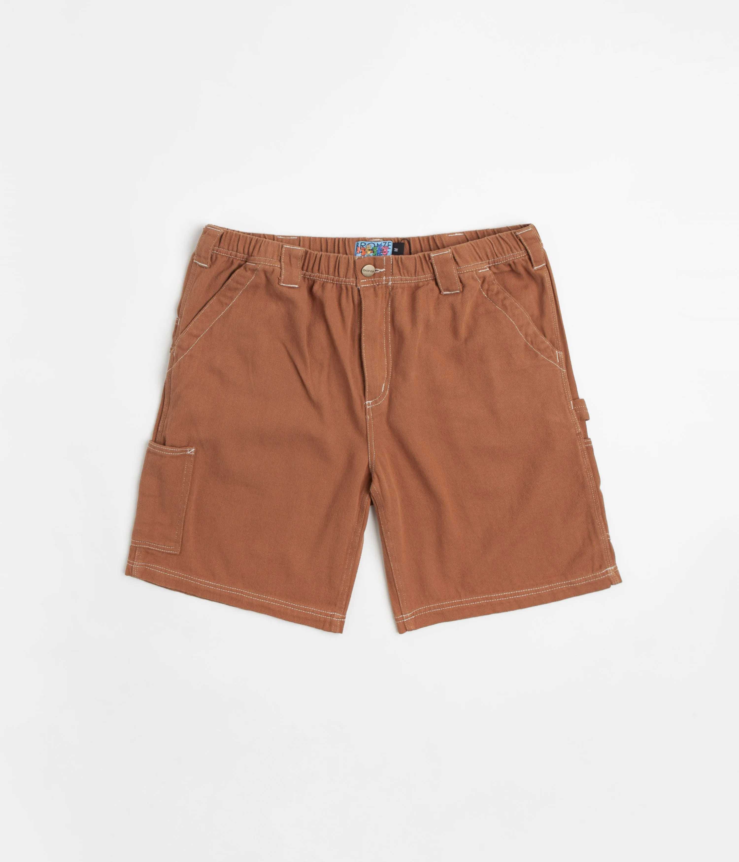 Bronze 56K Karpenter Shorts - Brown MultiPocket Design