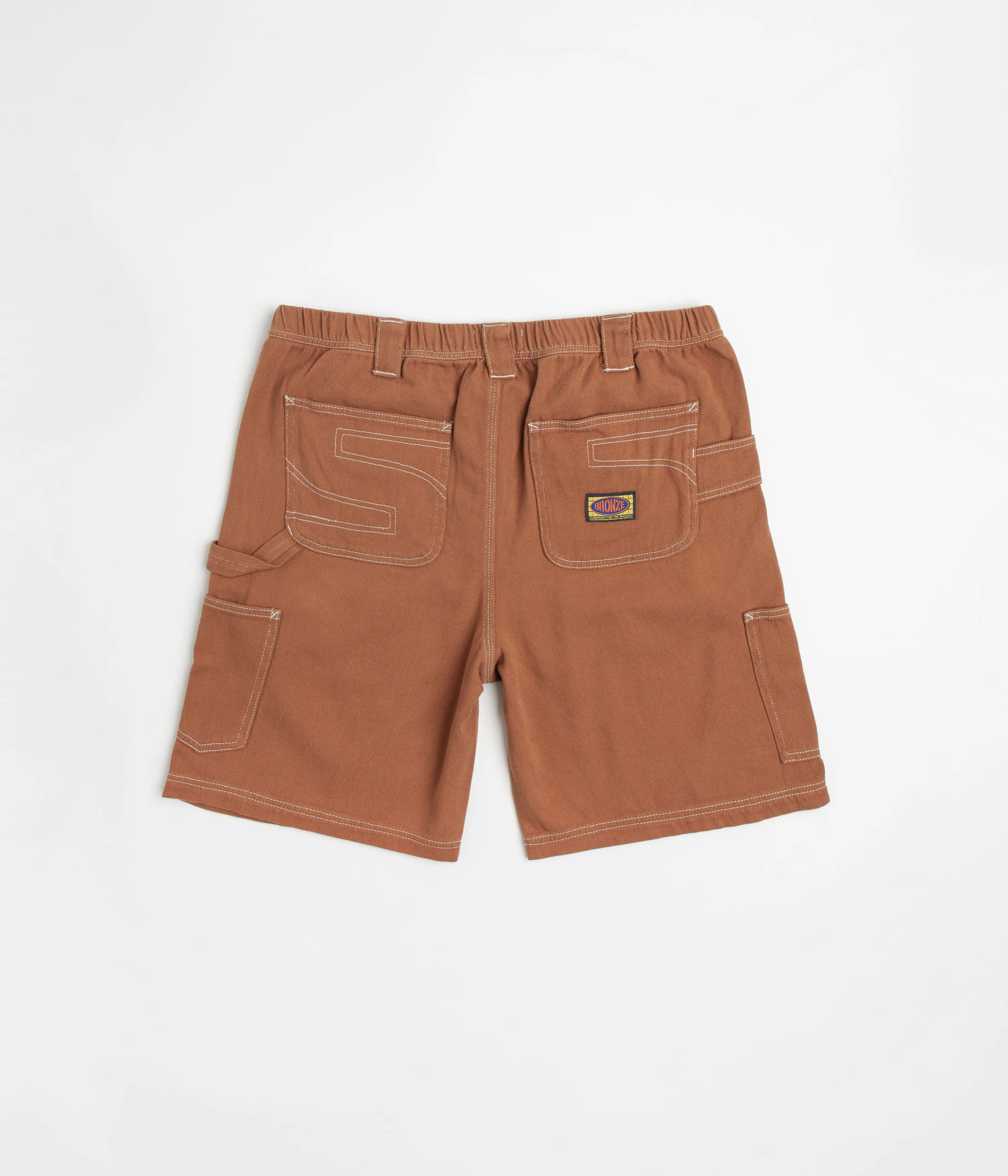 Bronze 56K Karpenter Shorts - Brown Breathable fabric construction