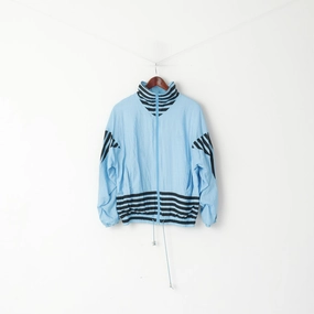 Puma Men 3 S Track Jacket Vintage 90s Blue Nylon Waterproof Festival Retro Top Keep