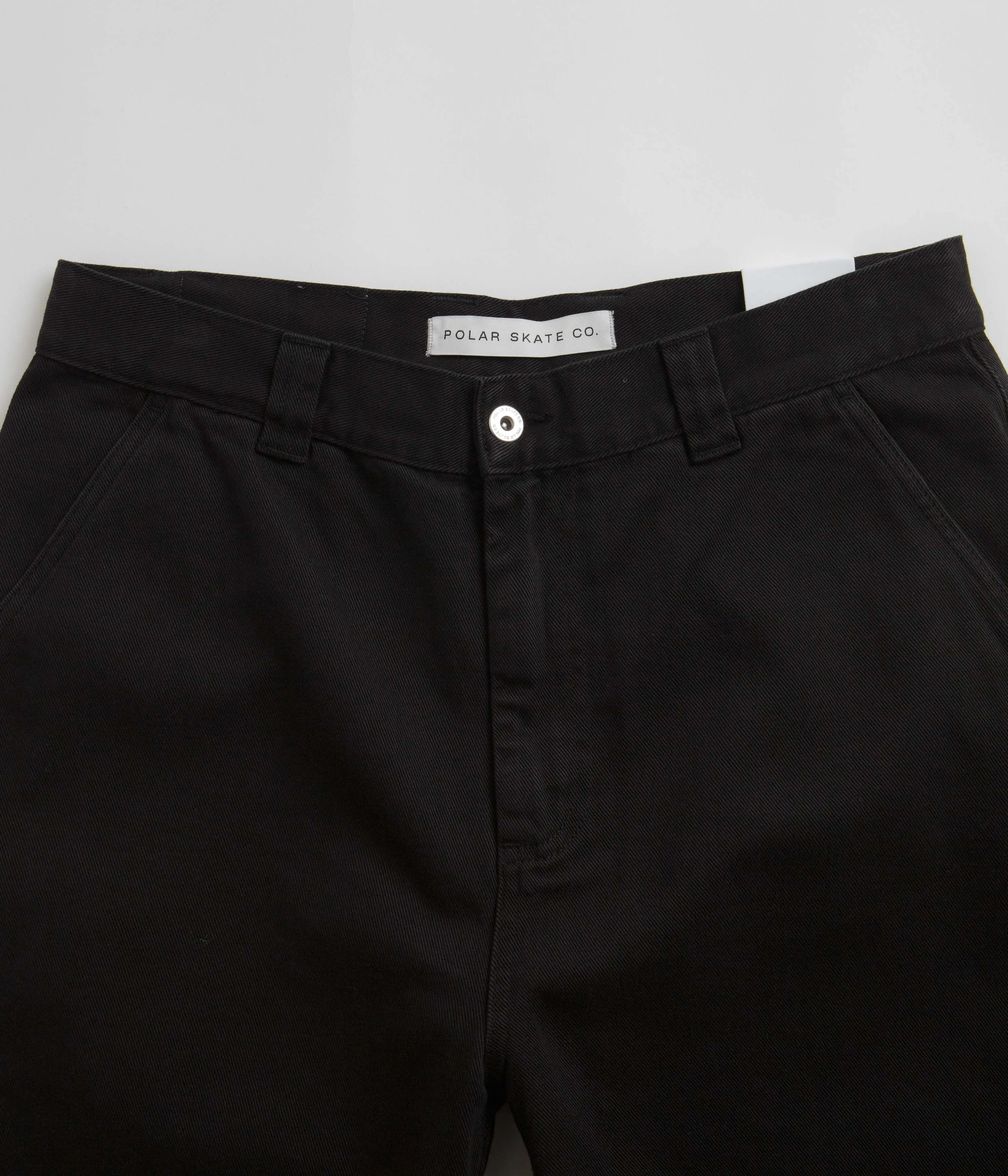 Polar 44 Twill Shorts - Black Slip Resistant Inner Grip