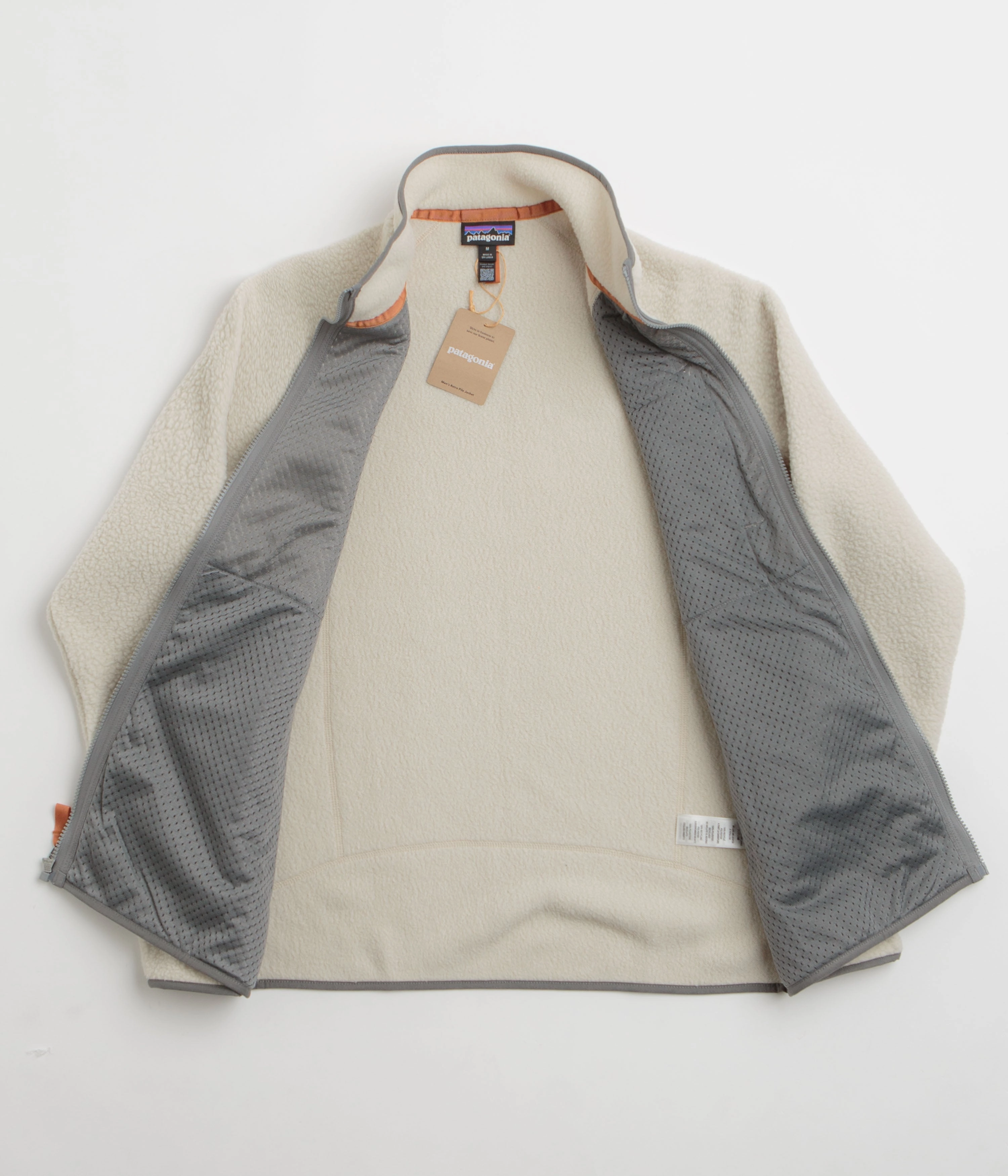 Wind Break Sporty Fit Patagonia Retro Pile Fleece - Pelican