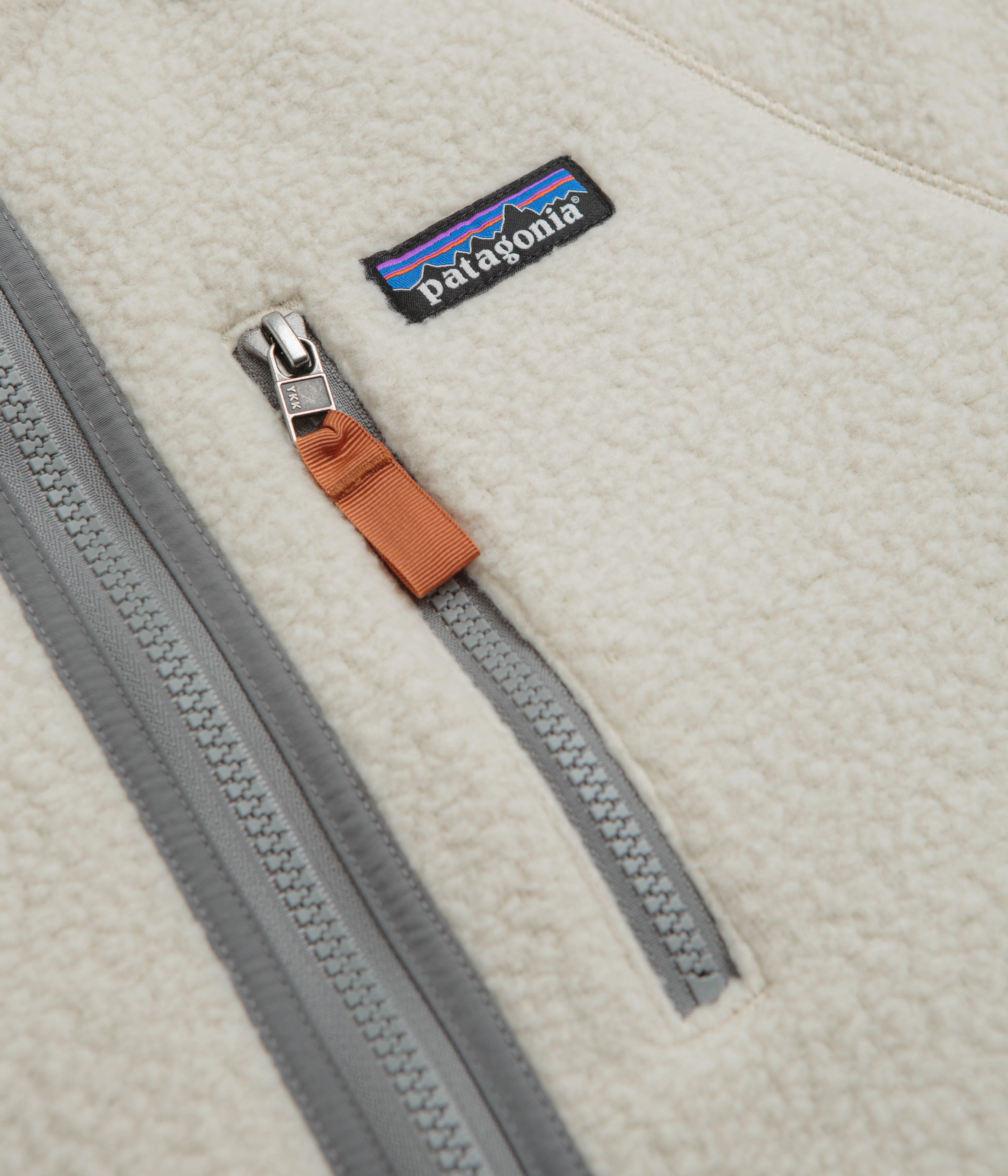 Patagonia Retro Pile Fleece - Pelican Medium Pile Texture