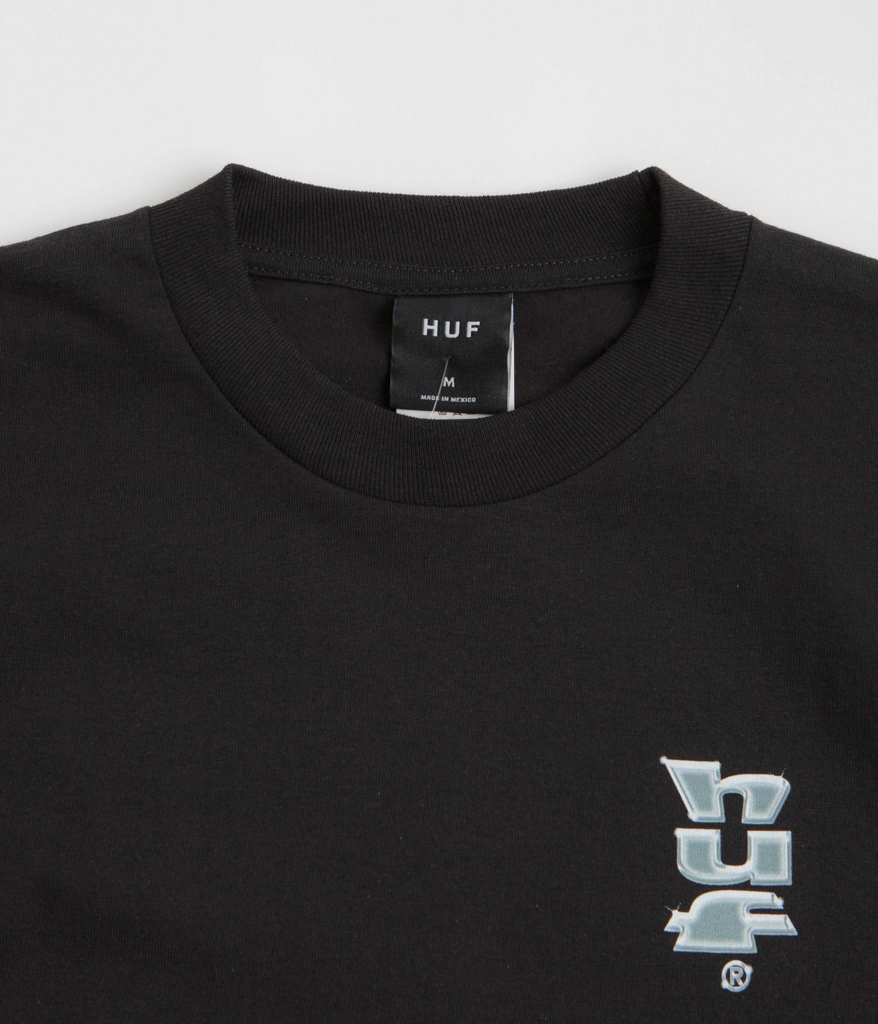 HUF Megachrome T-Shirt - Black Travel Wear