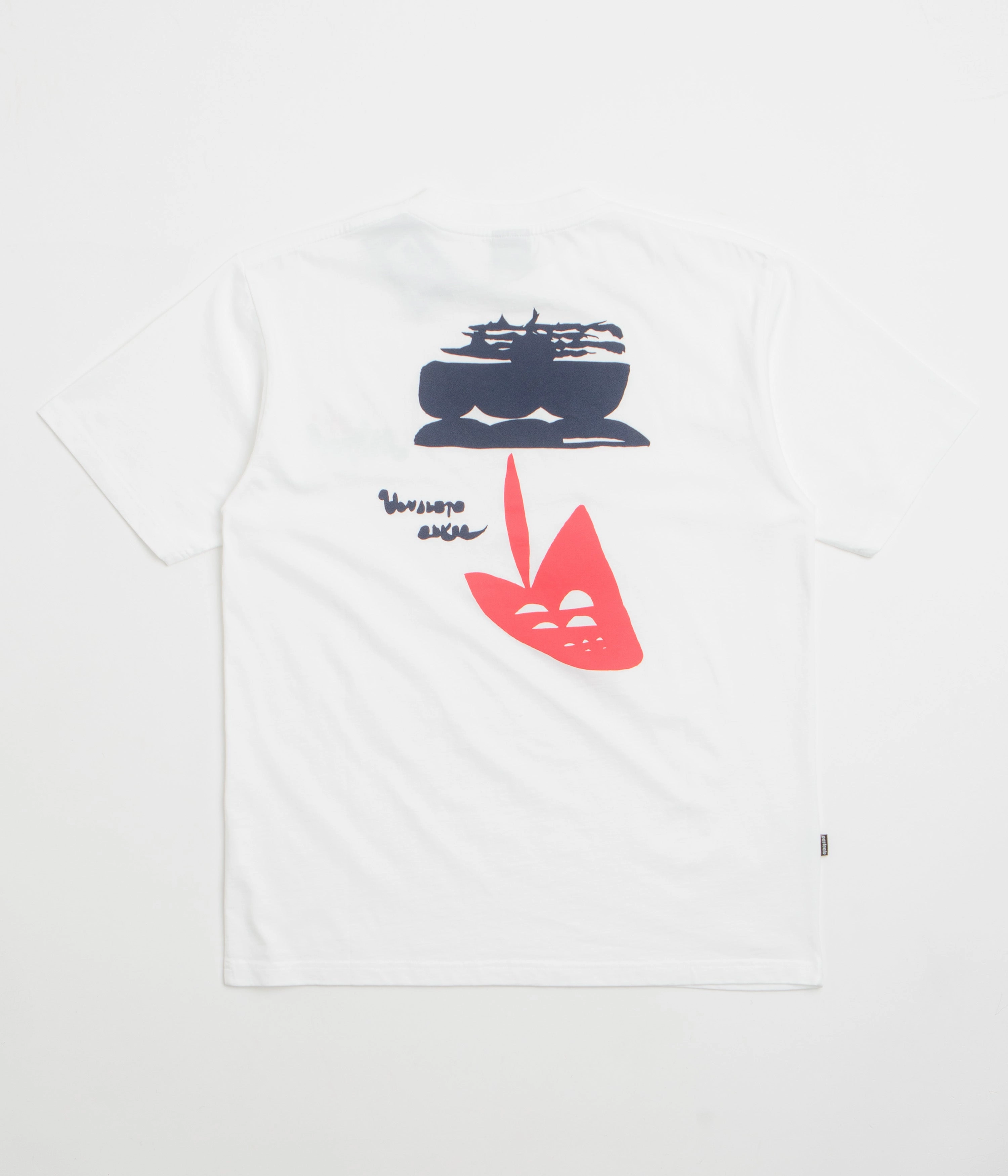 Functional Fashion Button Down Pasteelo Can Art T-Shirt - White