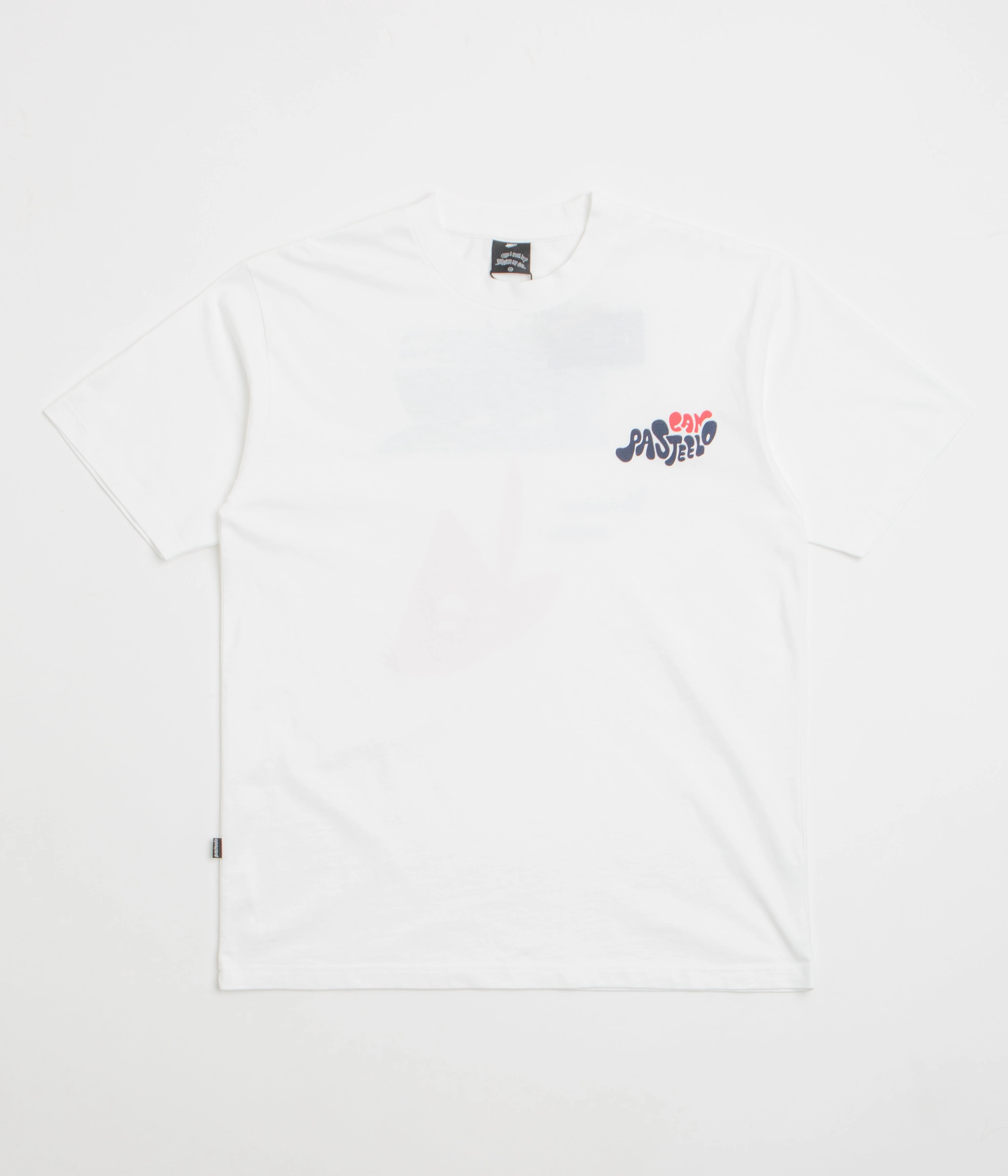 Timeless Appeal Odor Resistant Treatment Pasteelo Can Art T-Shirt - White