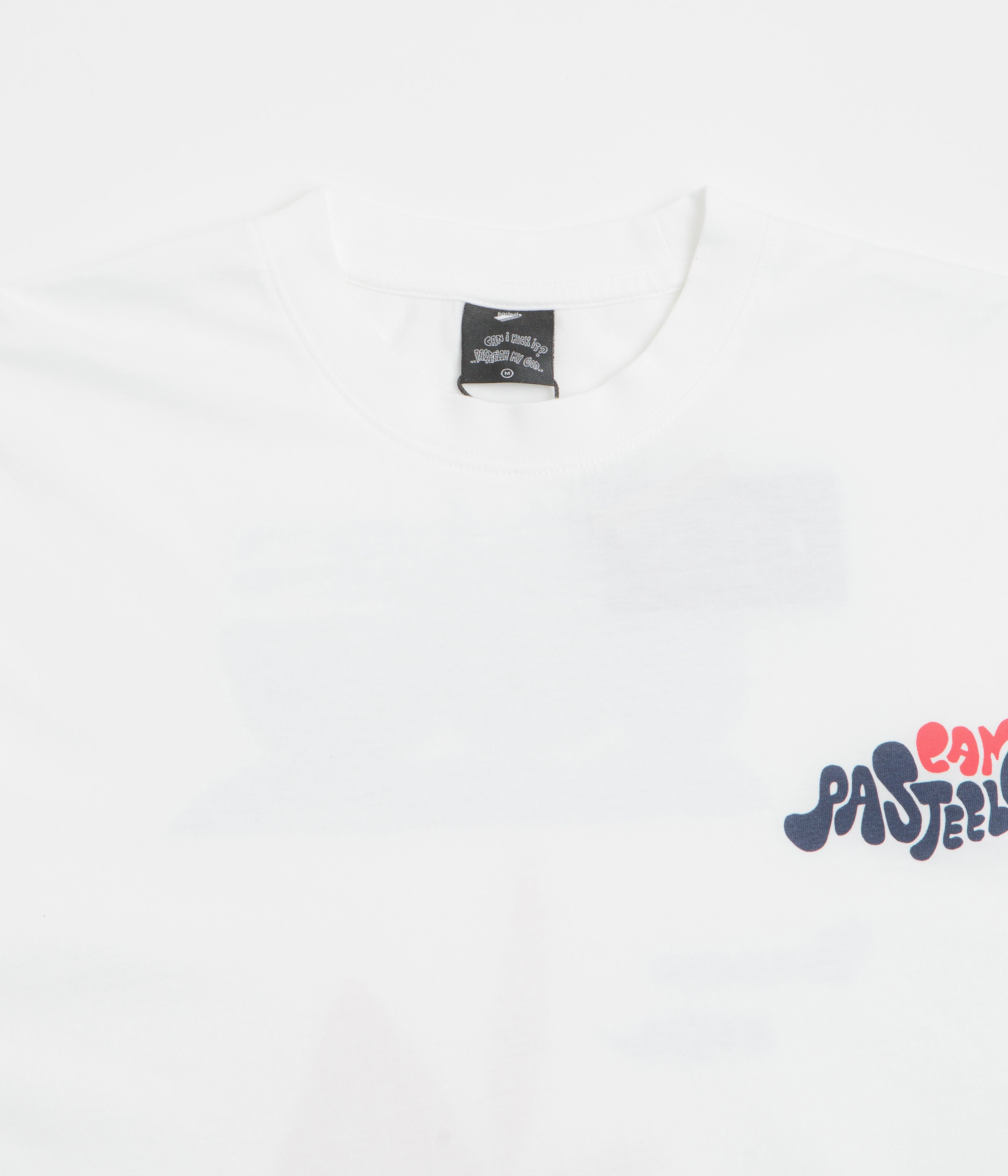 Pasteelo Can Art T-Shirt - White Laser Cut Edges