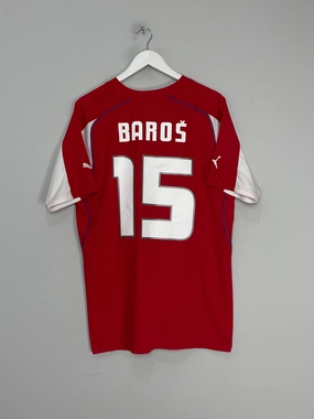 Training Clothes 2003/04 CZECH REPUBLIC BAROS #15 HOME SHIRT (XL) PUMA