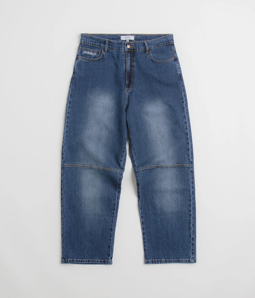 Simple Detail Yardsale Phantasy Panel Jeans - Denim / Faded
