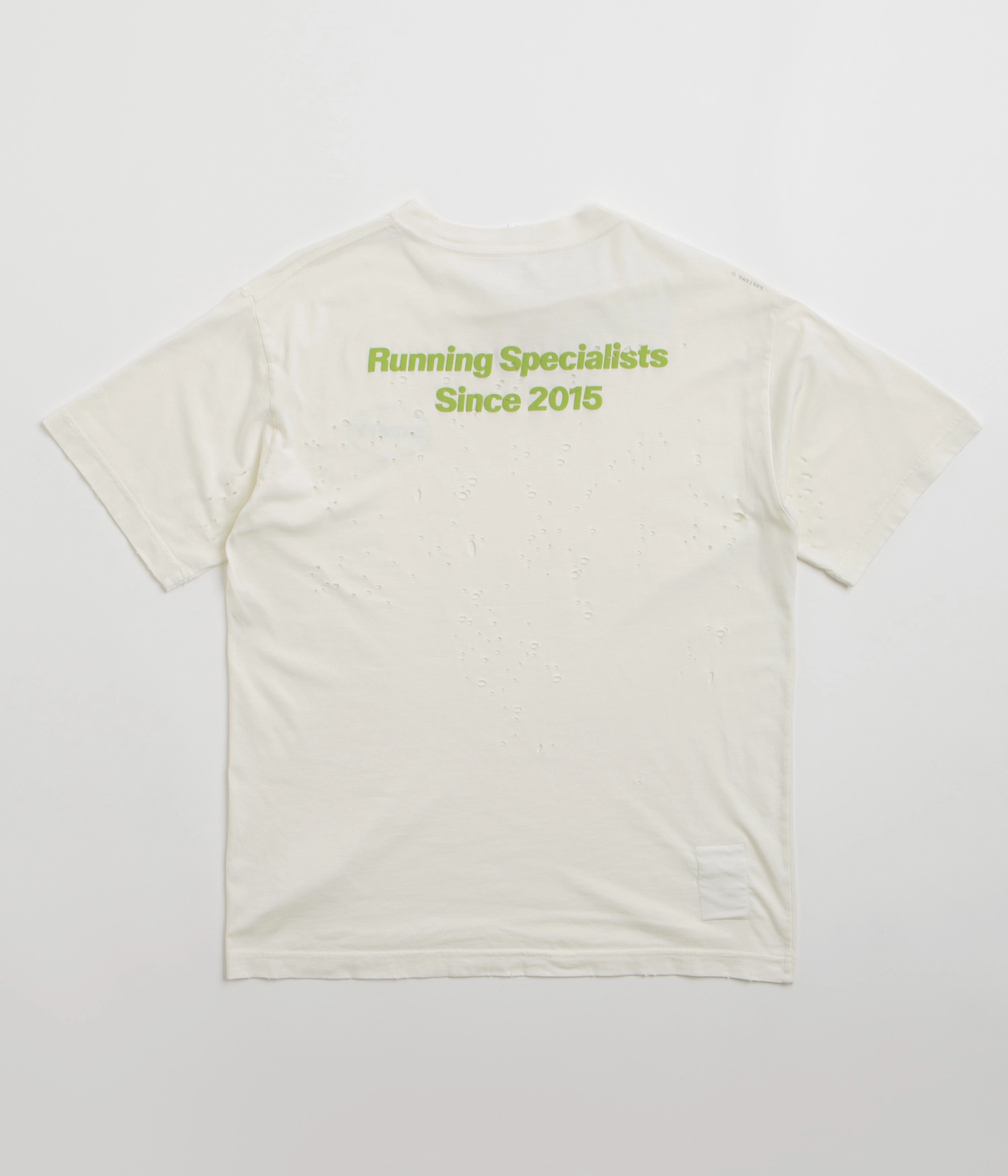 Satisfy MothTech T-Shirt - Off White Classic Cut Lightweight Comfort Wear