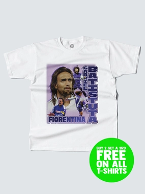 Structured silhouette FIORENTINA BATISTUTA BOOTLEG TEE