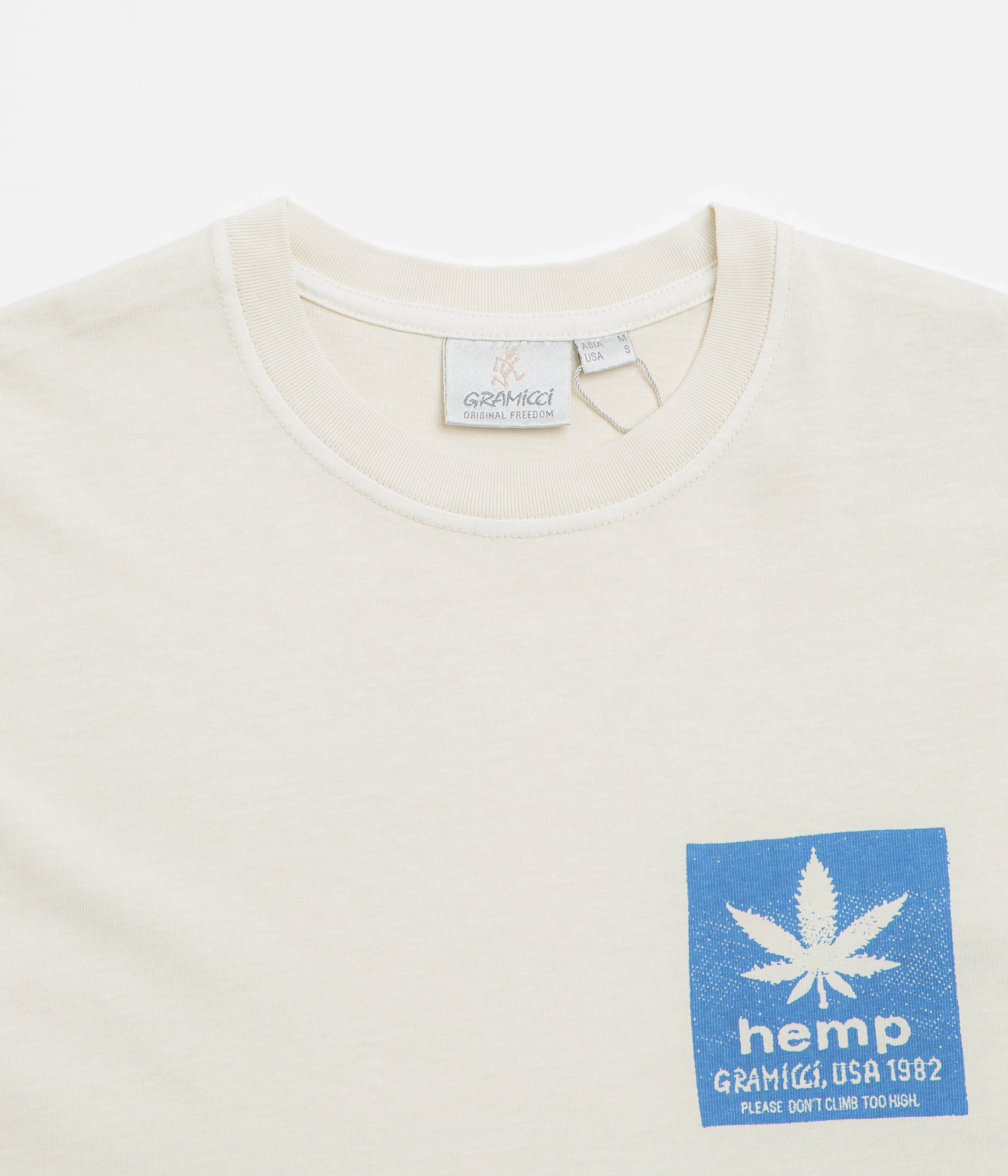Gramicci Hemp T-Shirt - Natural Pigment Durable Construction