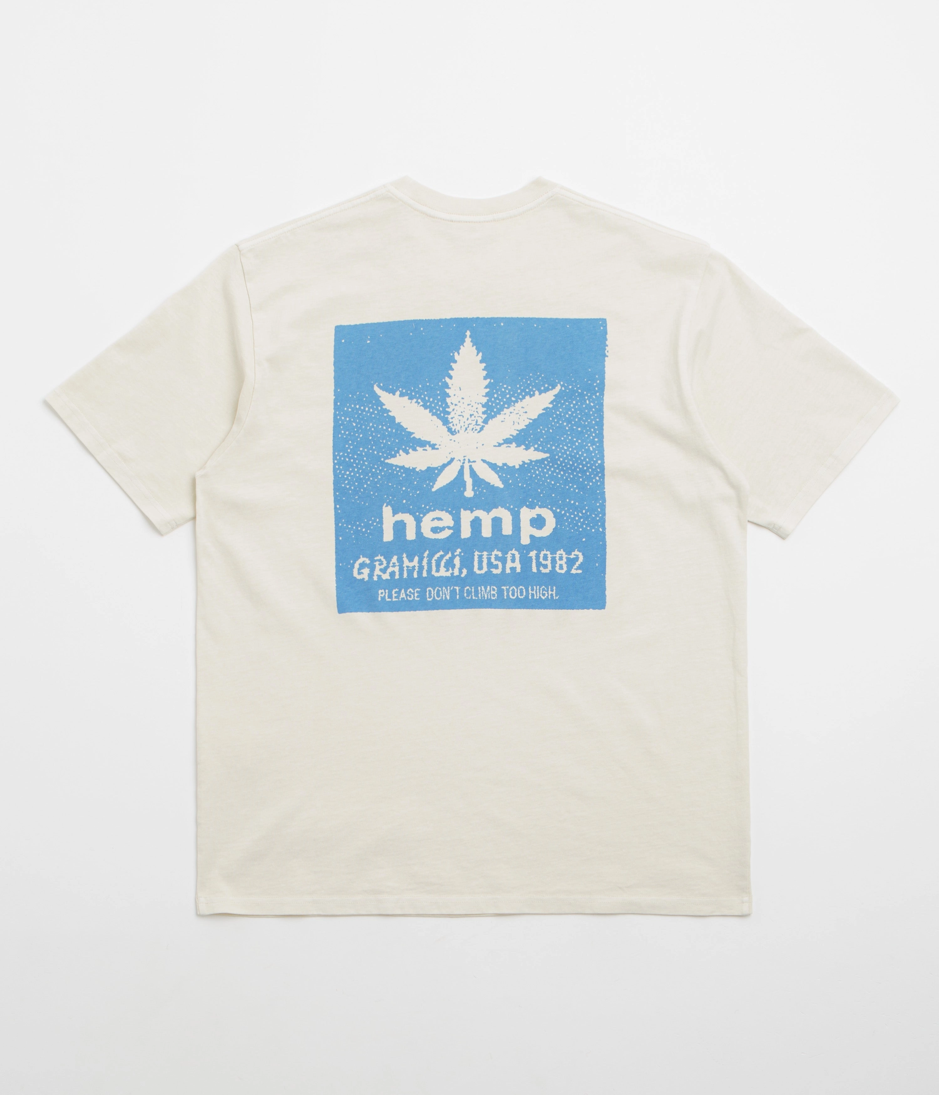 Simple Comfort Wear Travel Friendly Gramicci Hemp T-Shirt - Natural Pigment