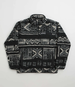 Columbia Rugged Ridge High Pile Half Zip Fleece - Black / Deschutes Days Fall Outfit