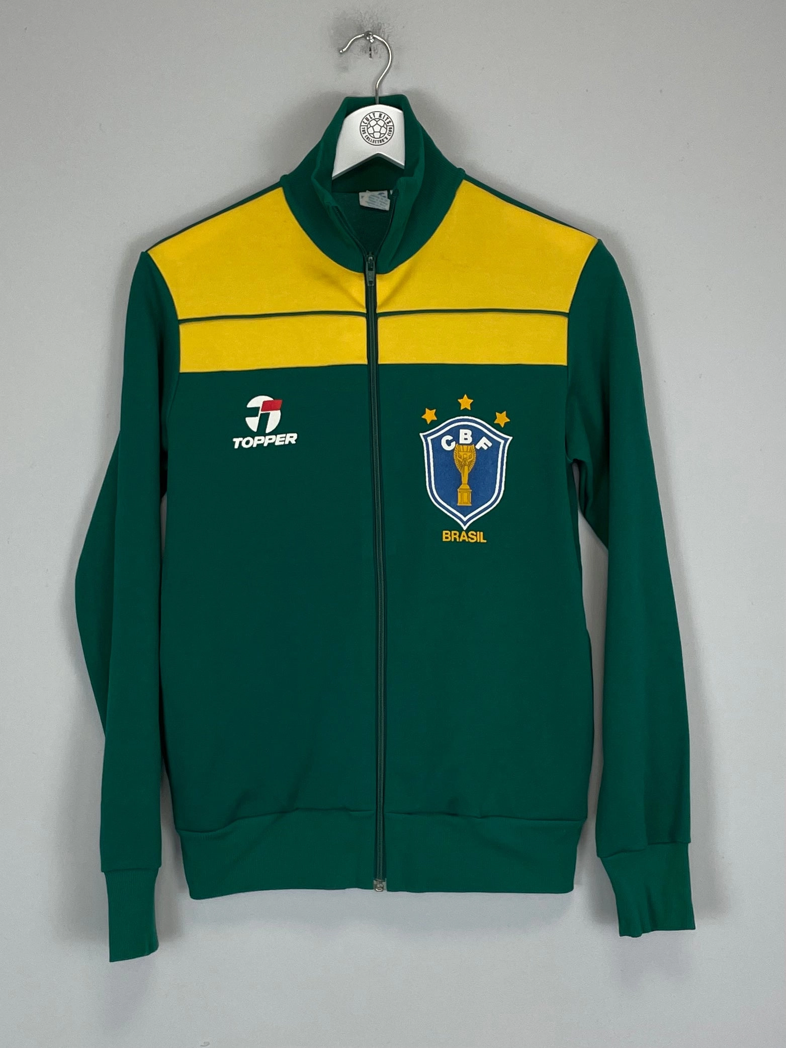 1980/82 BRAZIL TRACK JACKET (S) TOPPER LightweightLayeringSystem