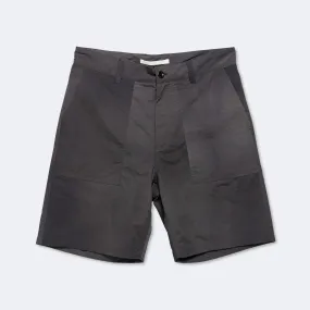 Lukas Relaxed Wave Dye Shorts - Black food industry Anti Snag Fabric