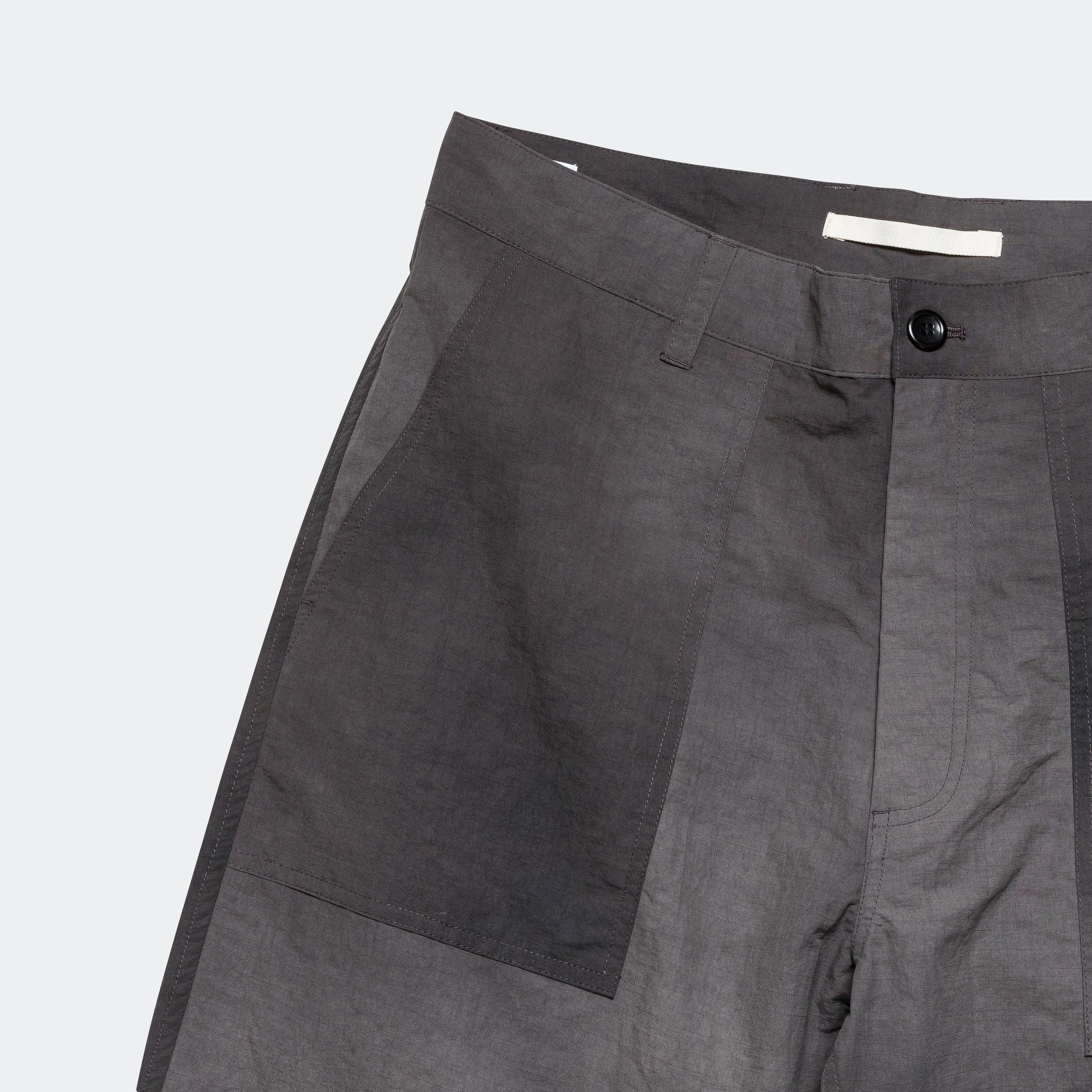 Tear Resistant Quick Motion Lukas Relaxed Wave Dye Trouser - Black