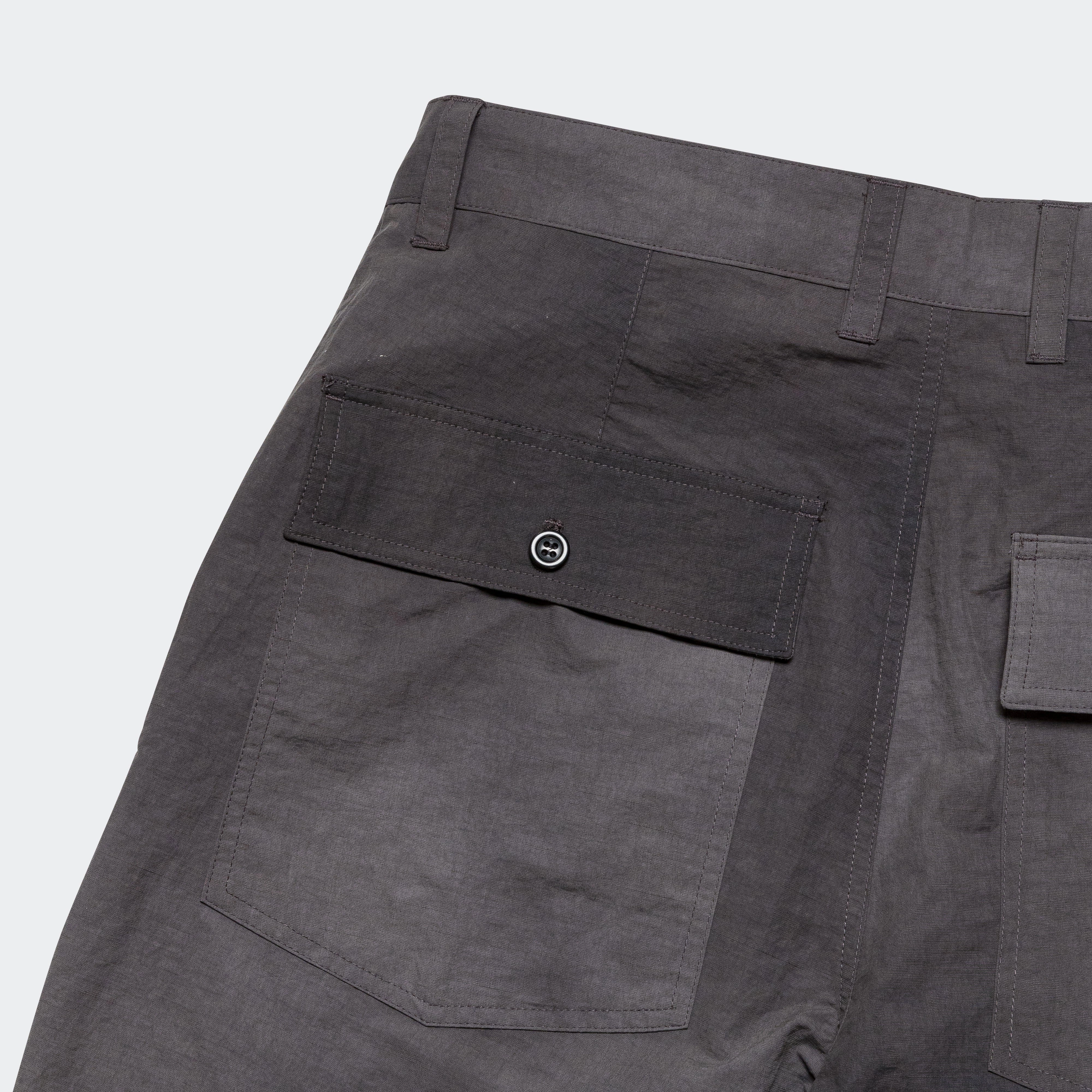 Lukas Relaxed Wave Dye Trouser - Black AdjustableDrawstring Neutral Look