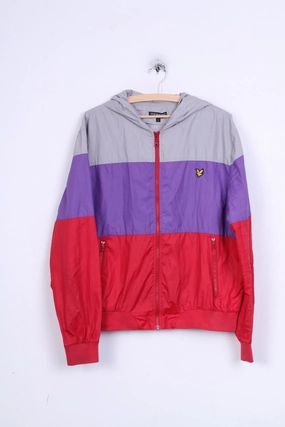 Street Cool Perfume Lyle & Scott Heritage Mens L Jacket Track Top Hood Grey