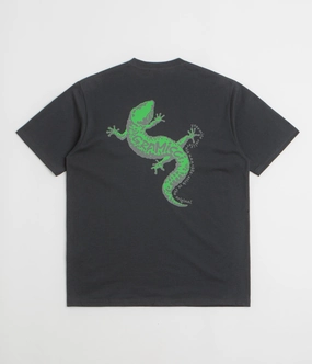 Gramicci Gecko T-Shirt - Vintage Black sporty and comfortable Comfy Touch