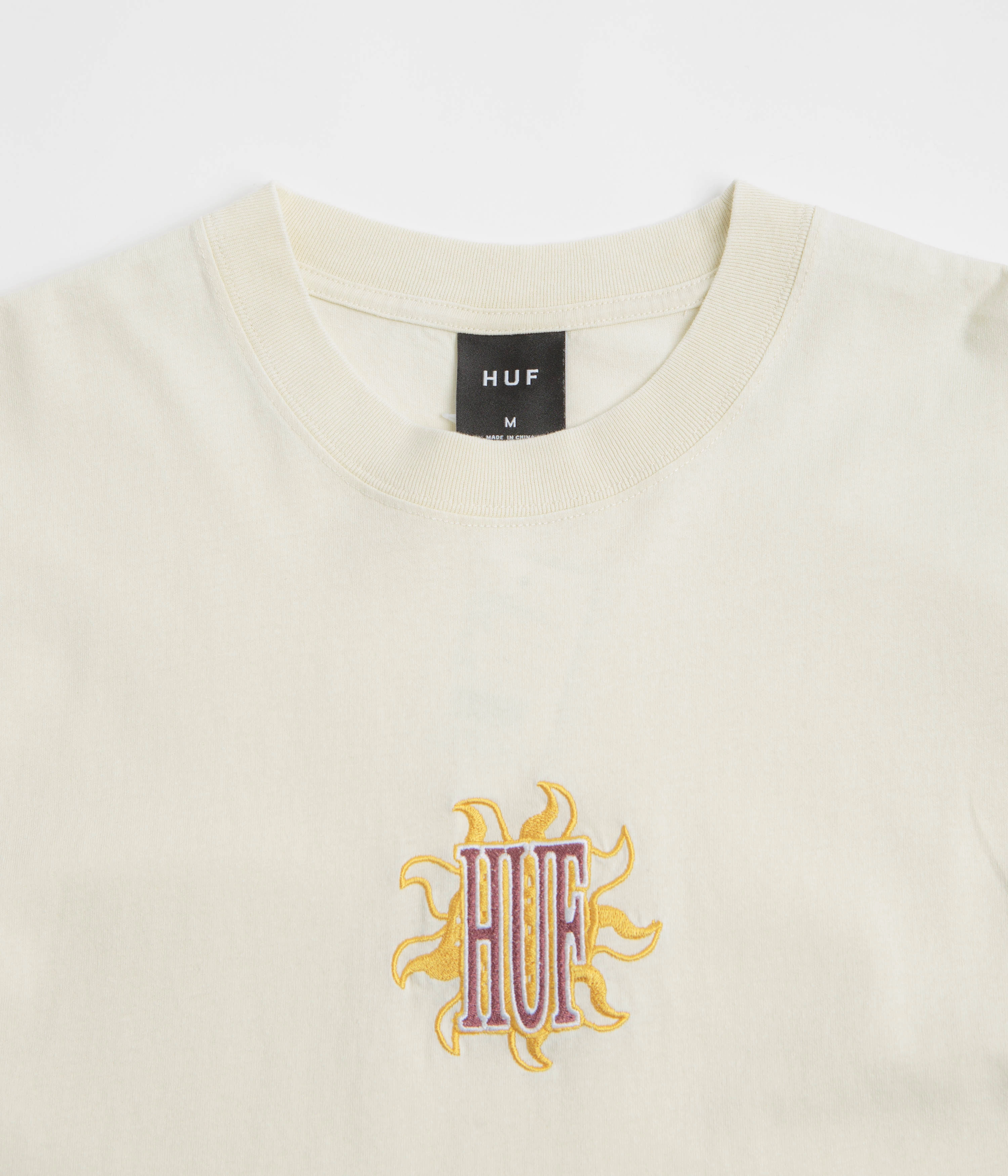 Sporty essentials brandable HUF Apollo Washed T-Shirt - Natural