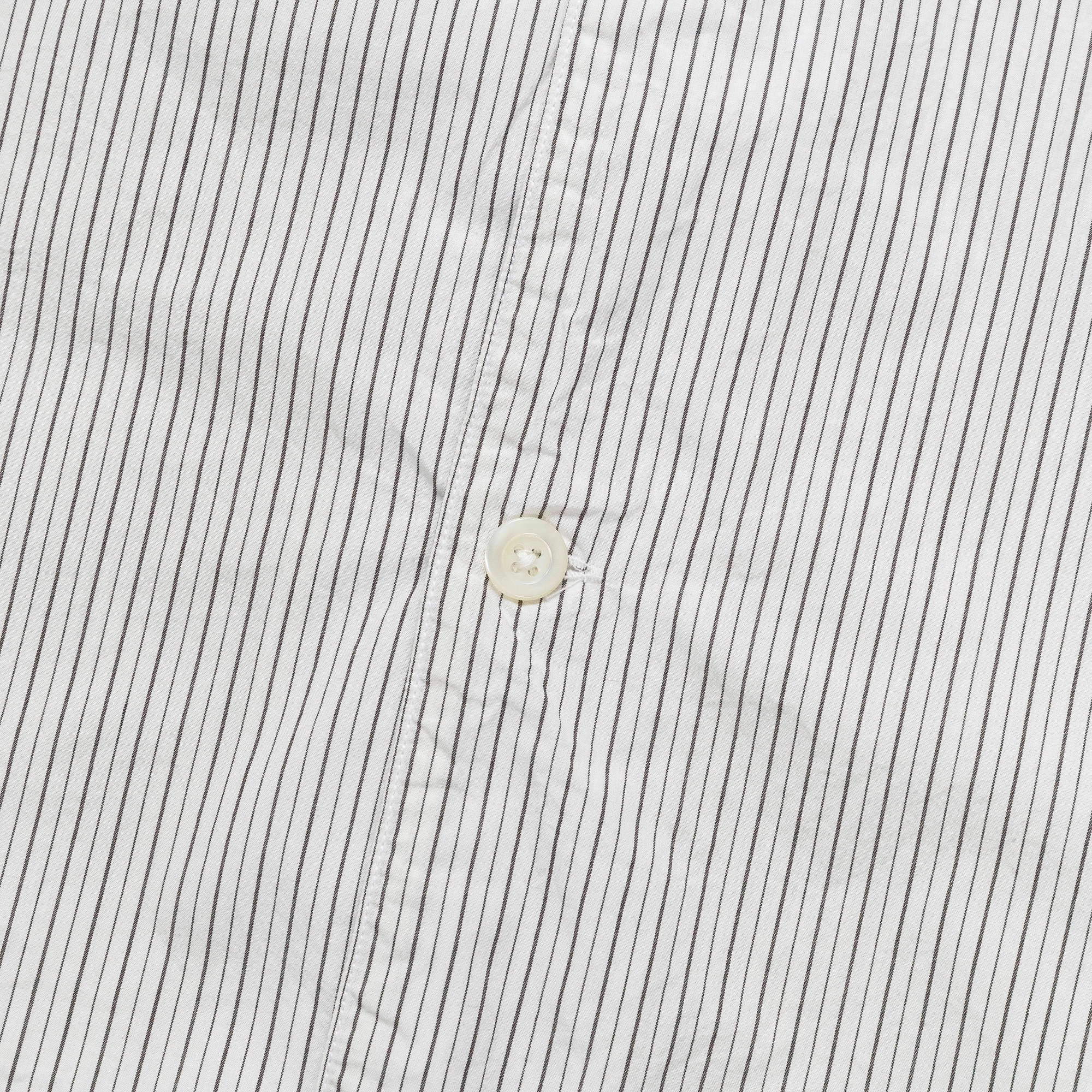 Youthful Style Preppy Vibe Mads Poplin Stripe SS - Ecru
