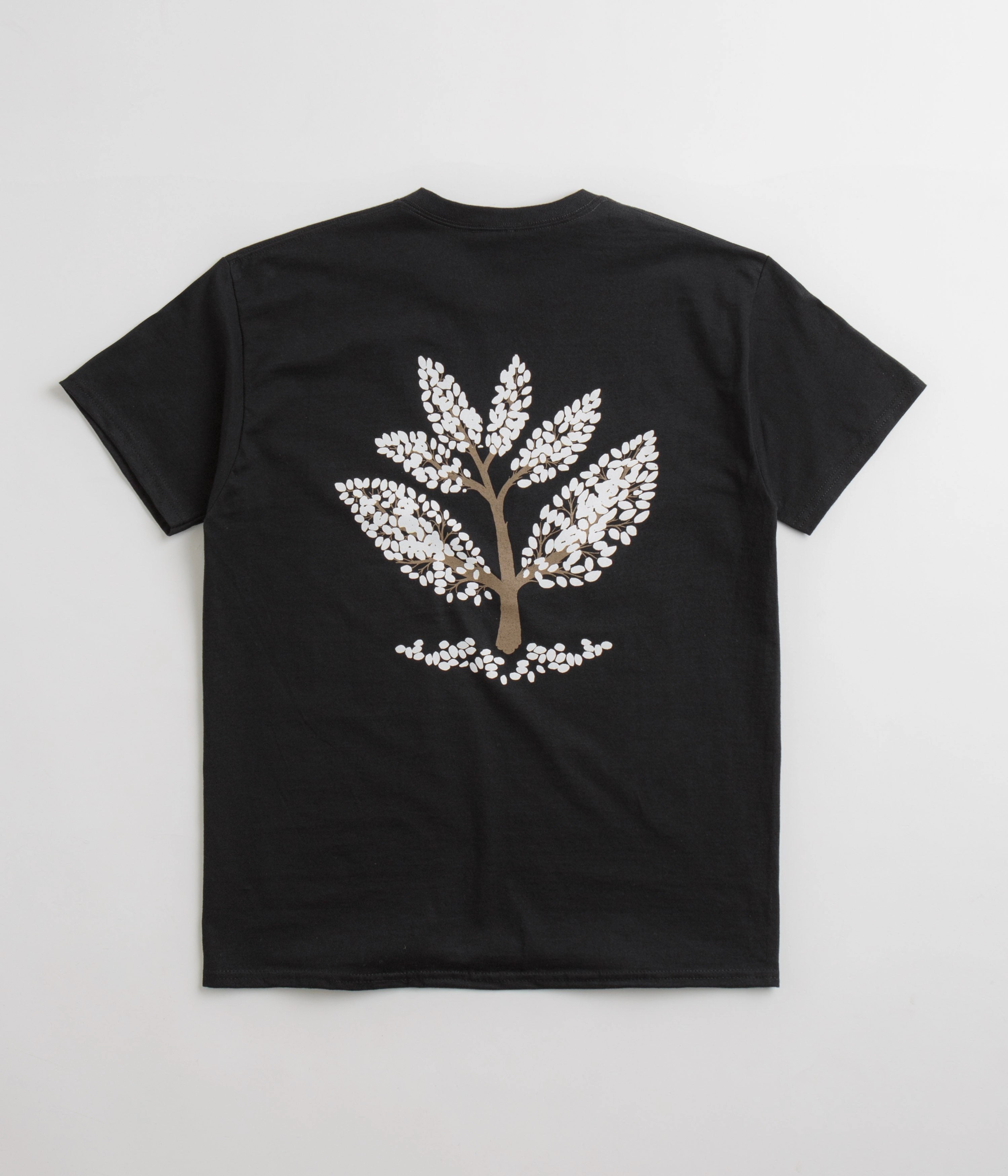 Magenta Blossom T-Shirt - Black Lightweight Look Anti Odor Technology